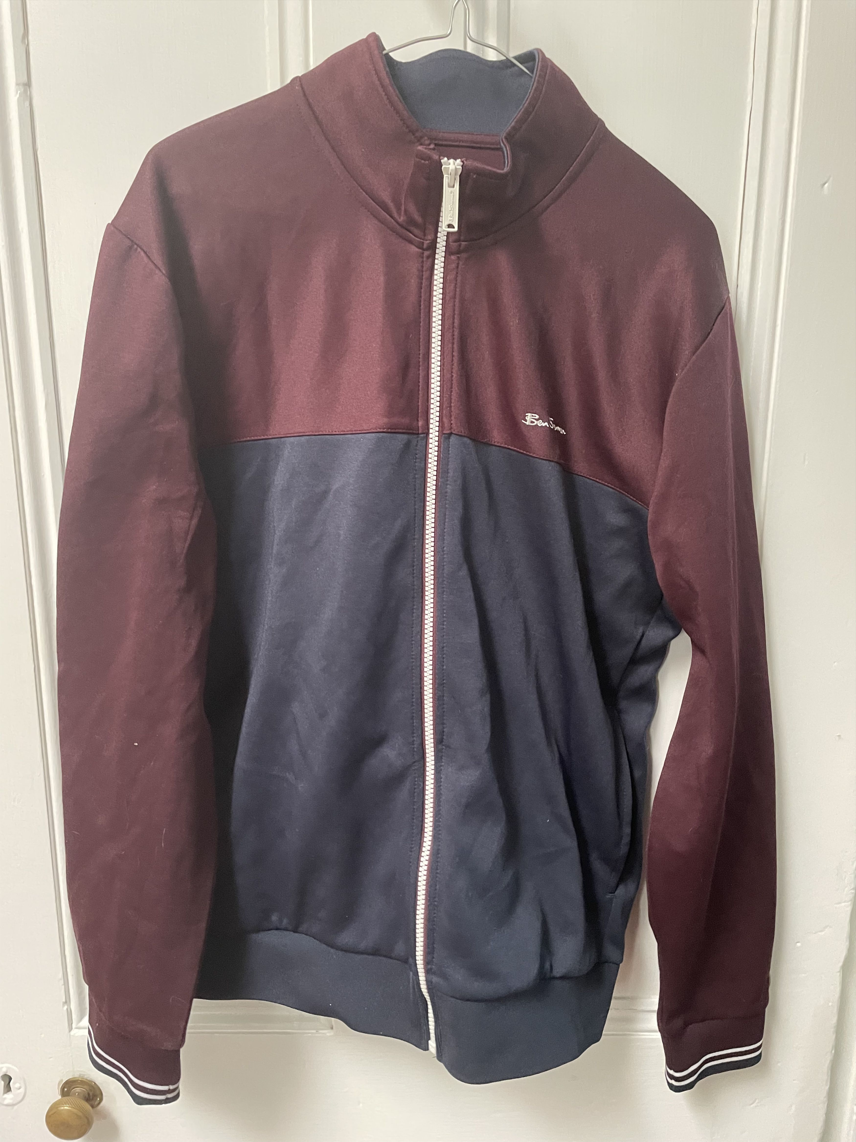 Ben Sherman Ben Sherman Maroon and Navy Zip Jacket Size US L / EU 52-54 / 3 - 3 Thumbnail