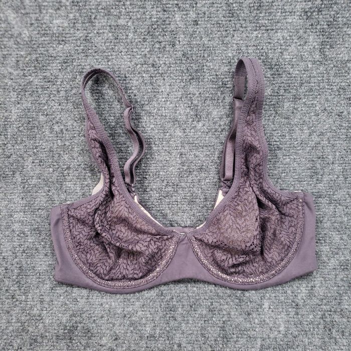 Victoria's Secret Victoria's Secret Body By Victoria Bra Womens 34D Purple  Unlined Demi Underwired