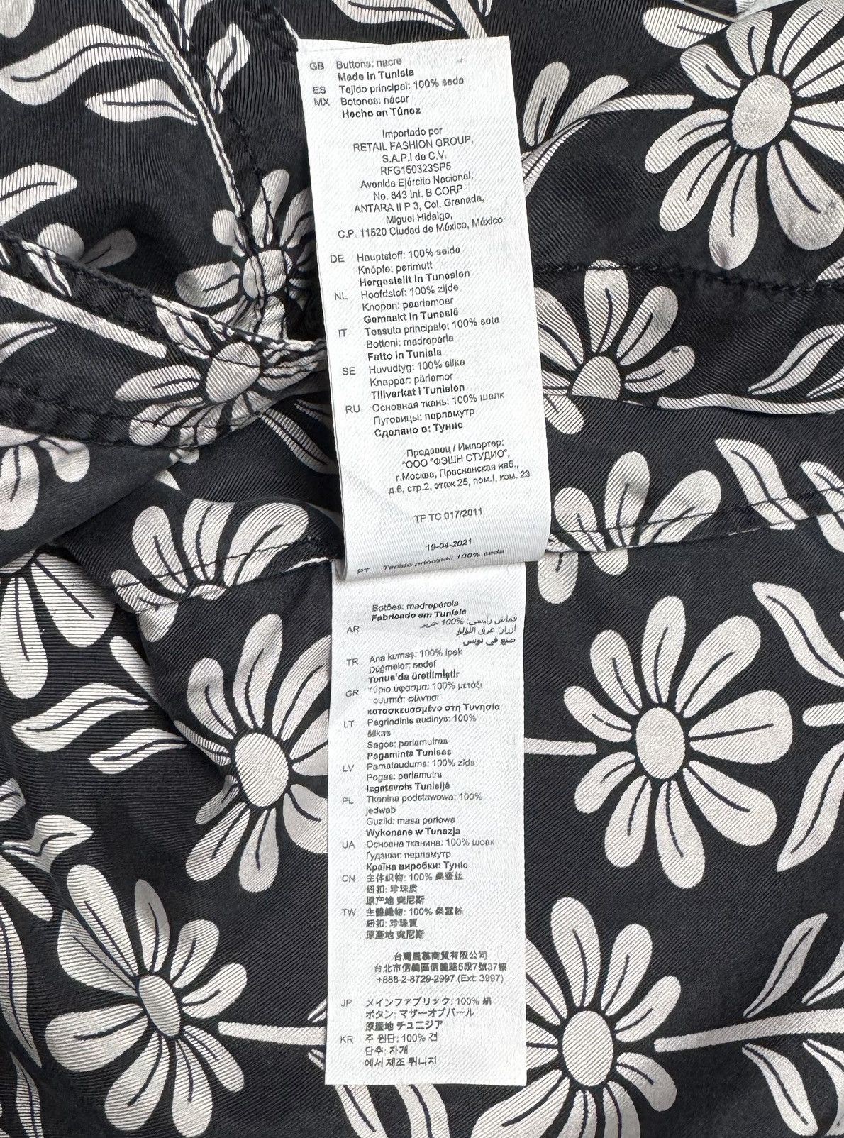 Sandro Sandro Harriet Floral Print Silk Button Up Shirt Blouse sz 1 Size S / US 4 / IT 40 - 13 Thumbnail
