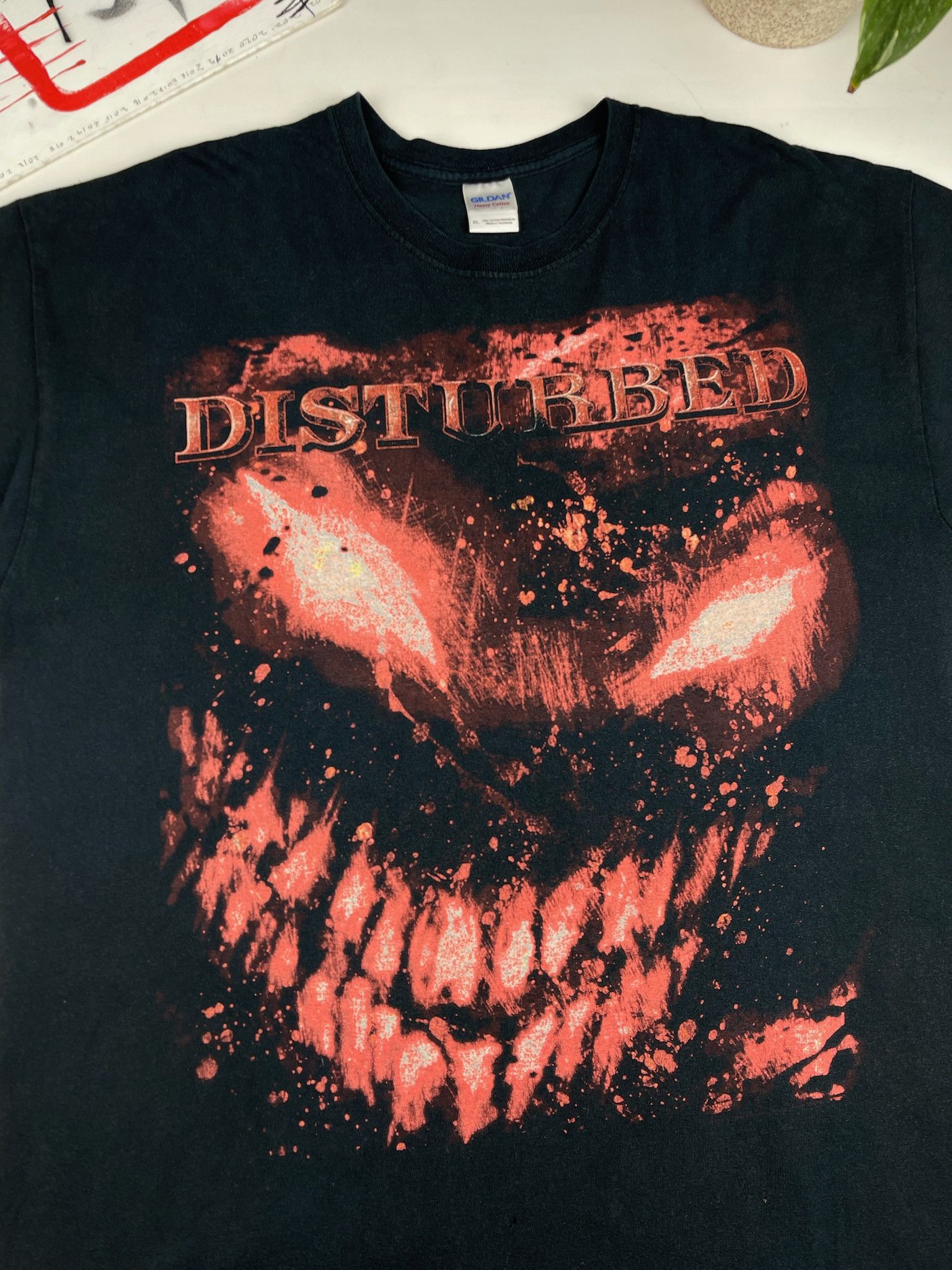 Vintage vintage y2k crazy disturbed grunge metal band shirt Size US XL / EU 56 / 4 - 2 Thumbnail