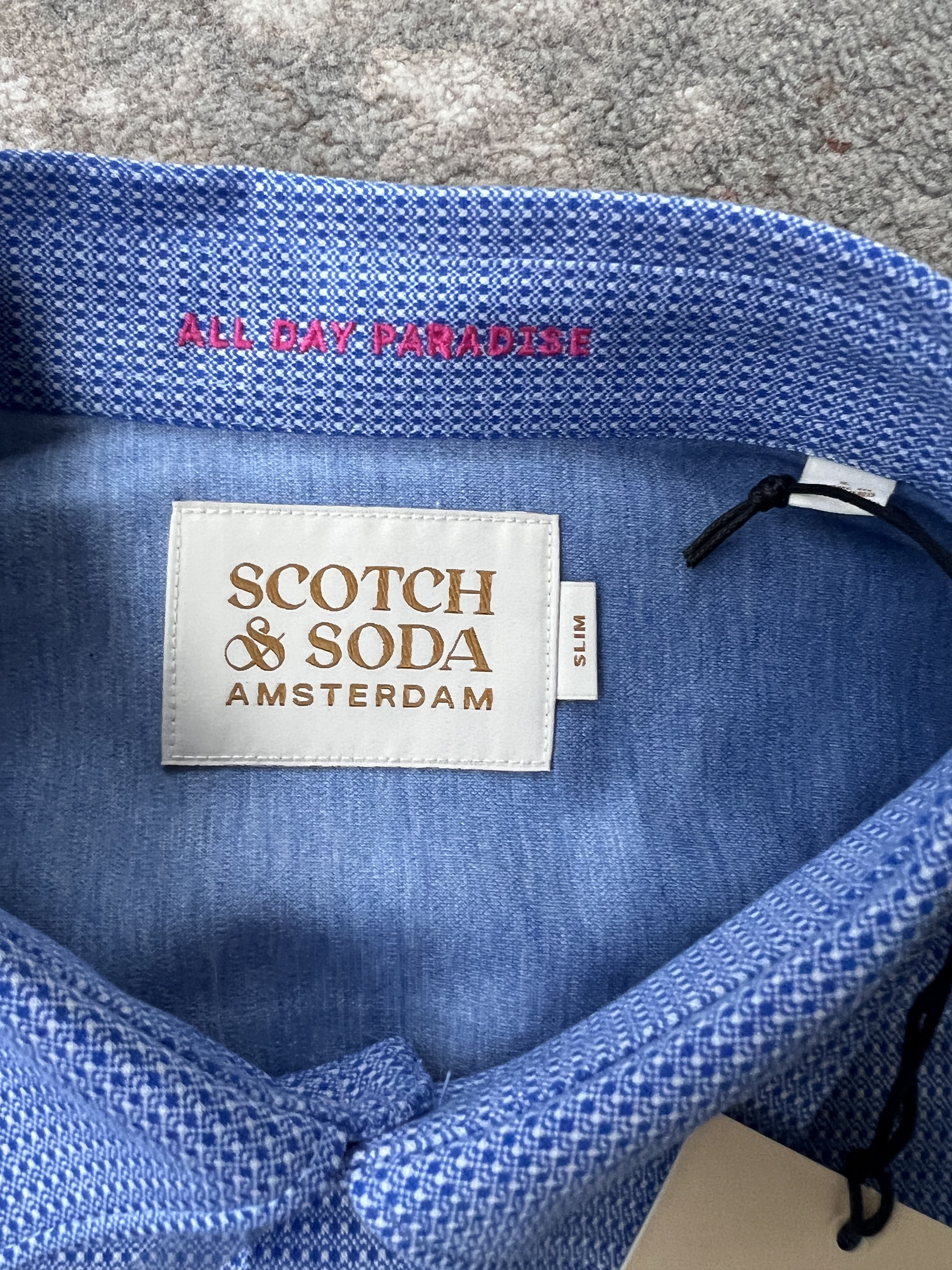 Scotch & Soda Scotch & Soda Slim Shirt Size US L / EU 52-54 / 3 - 4 Thumbnail
