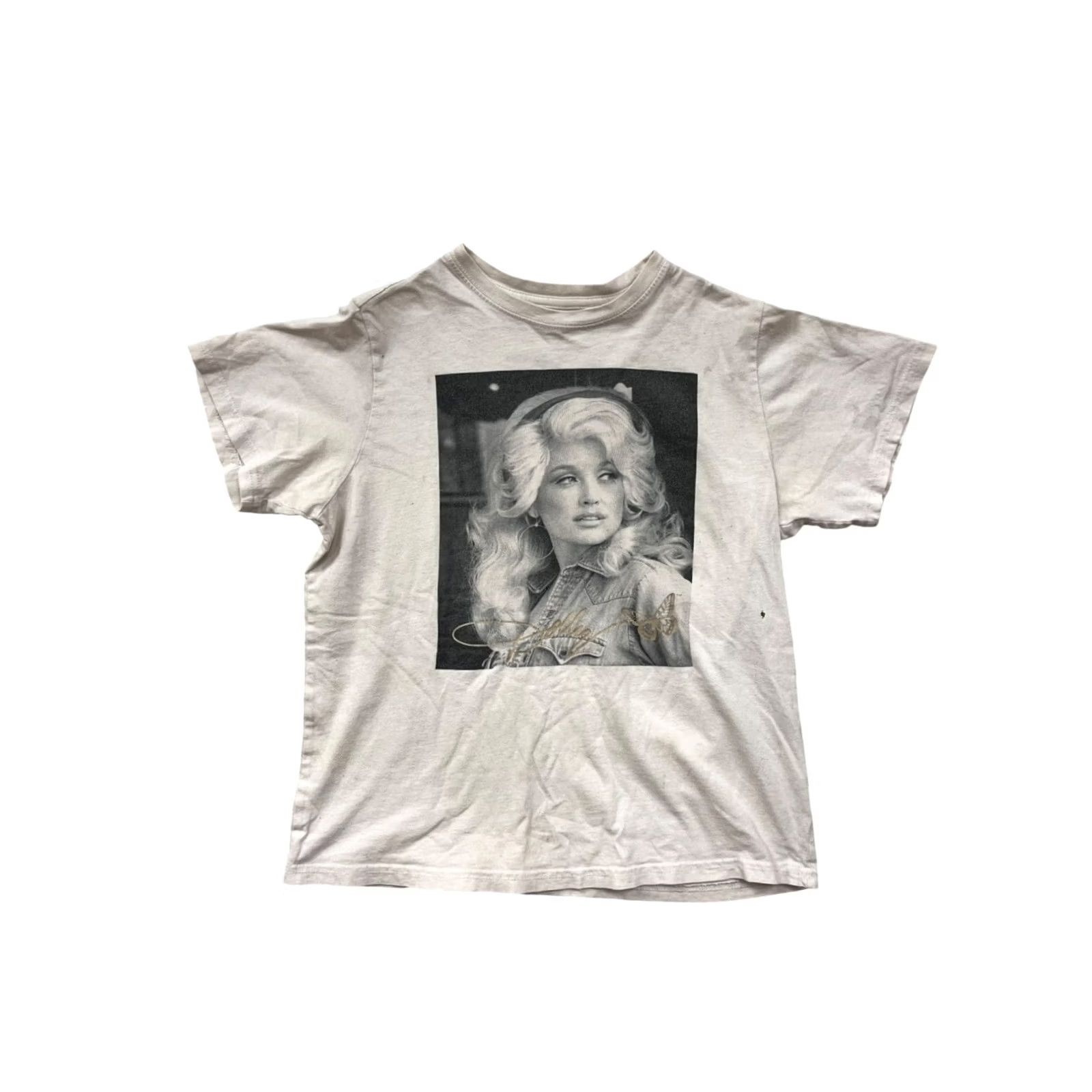 Vintage Dolly Parton Graphic Tee Womens XS Vintage Style Shirt Size XS / US 0-2 / IT 36-38 - 2 Thumbnail
