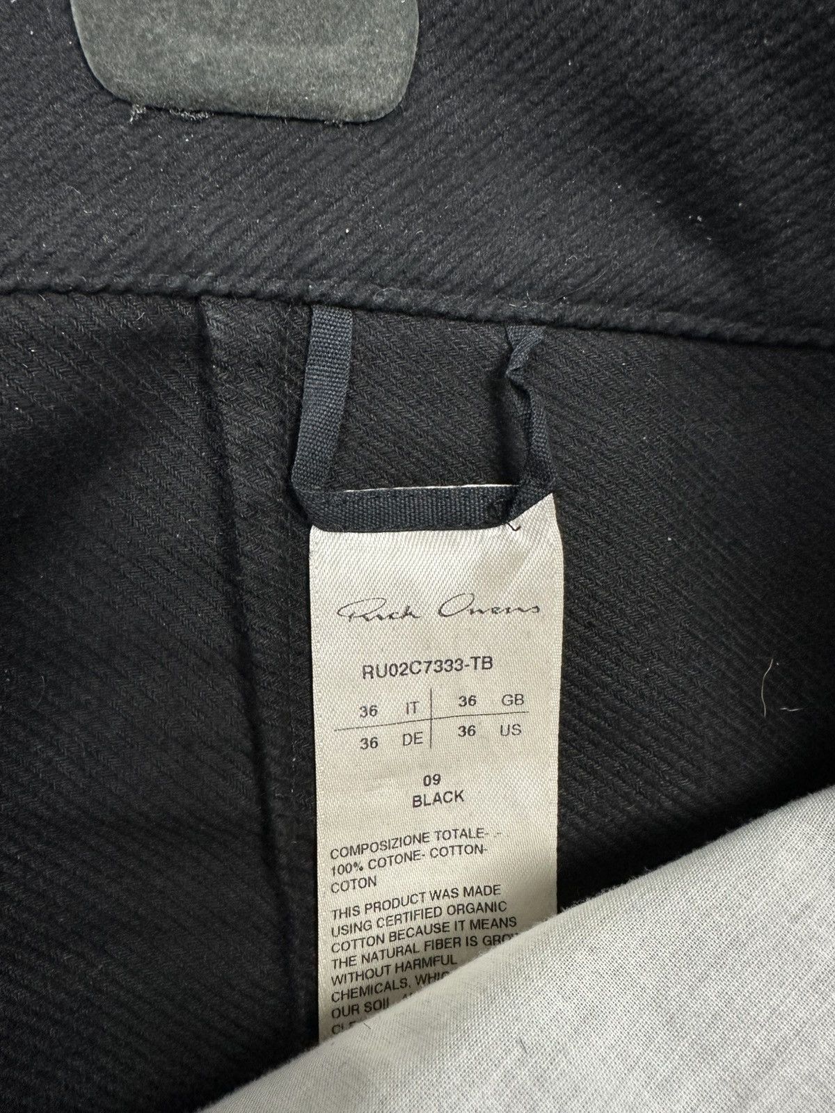 Rick Owens FW23 ‘LUXOR’ Twill Geth Trousers Size US 36 / EU 52 - 7 Thumbnail