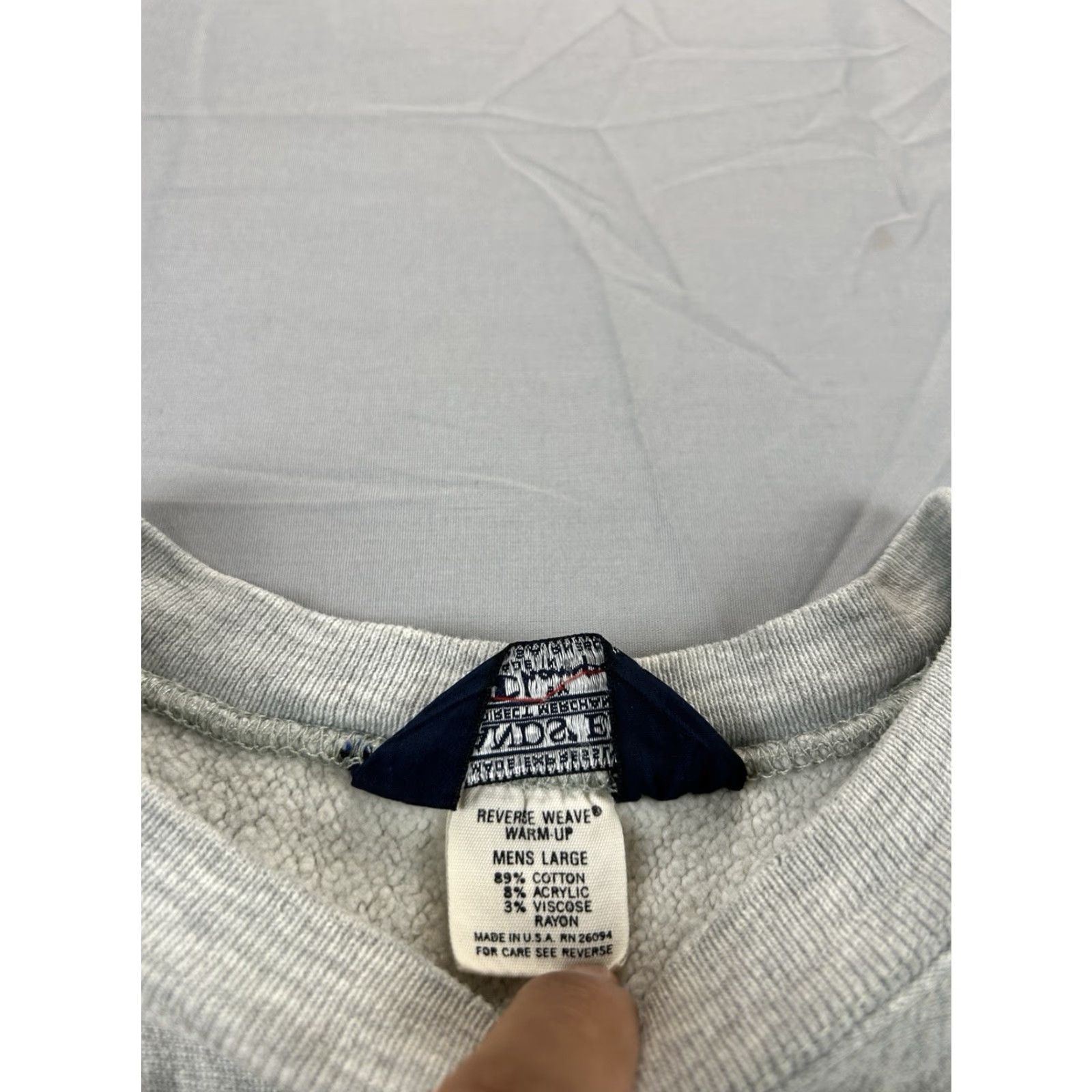 Champion VINTAGE Champion Reverse Weave Sweatshirt L Men's Gray USA Made Reversible Large Land’s End 80s Size US L / EU 52-54 / 3 - 4 Thumbnail