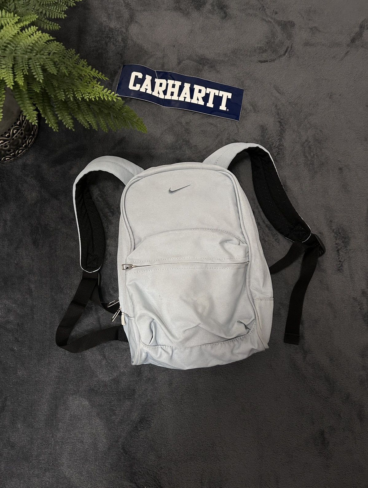 Nike 90s Vintage Nike Mini Bag Center Swoosh Logo Rare Drill Grailed