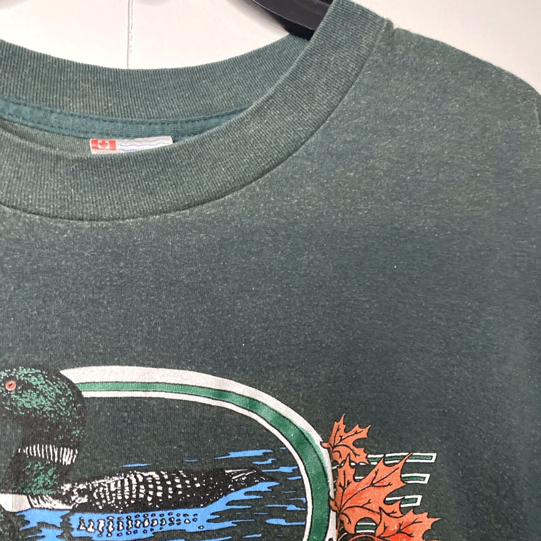 Vintage VINTAGE Niagara Falls Canada T Shirt Adult XL Grunge 90s Ultra Green Short Sleeve Size US XL / EU 56 / 4 - 5 Thumbnail