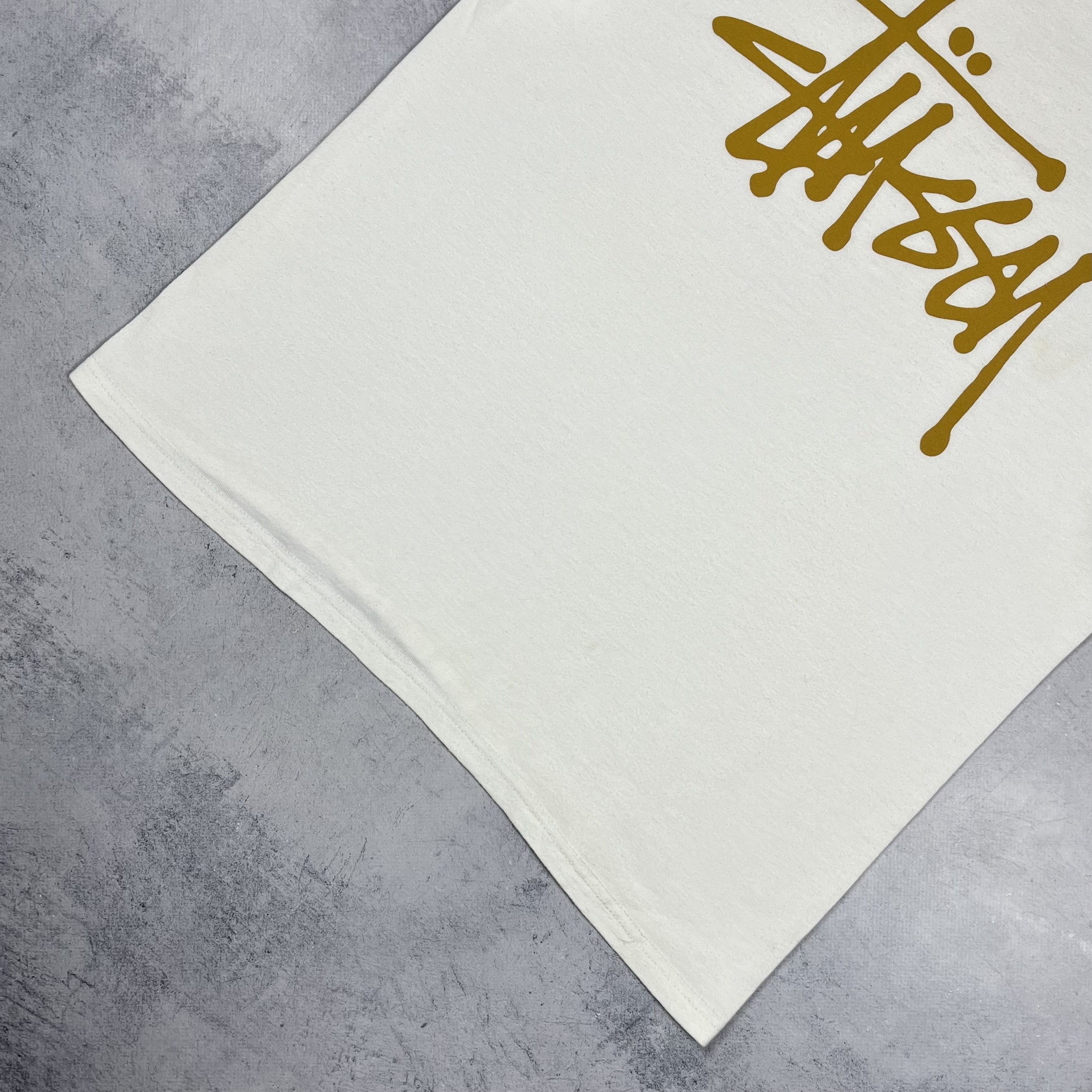 Stussy Vintage Stussy Graffiti Gold Y2K Big Logo T Shirt 00’s Size US S / EU 44-46 / 1 - 4 Thumbnail
