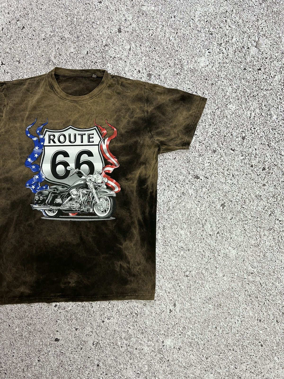 Harley Davidson × Route 66 × Vintage Vintage 90s Route 66 Like West Choppers Harley Davidson Tee Size US L / EU 52-54 / 3 - 4 Thumbnail