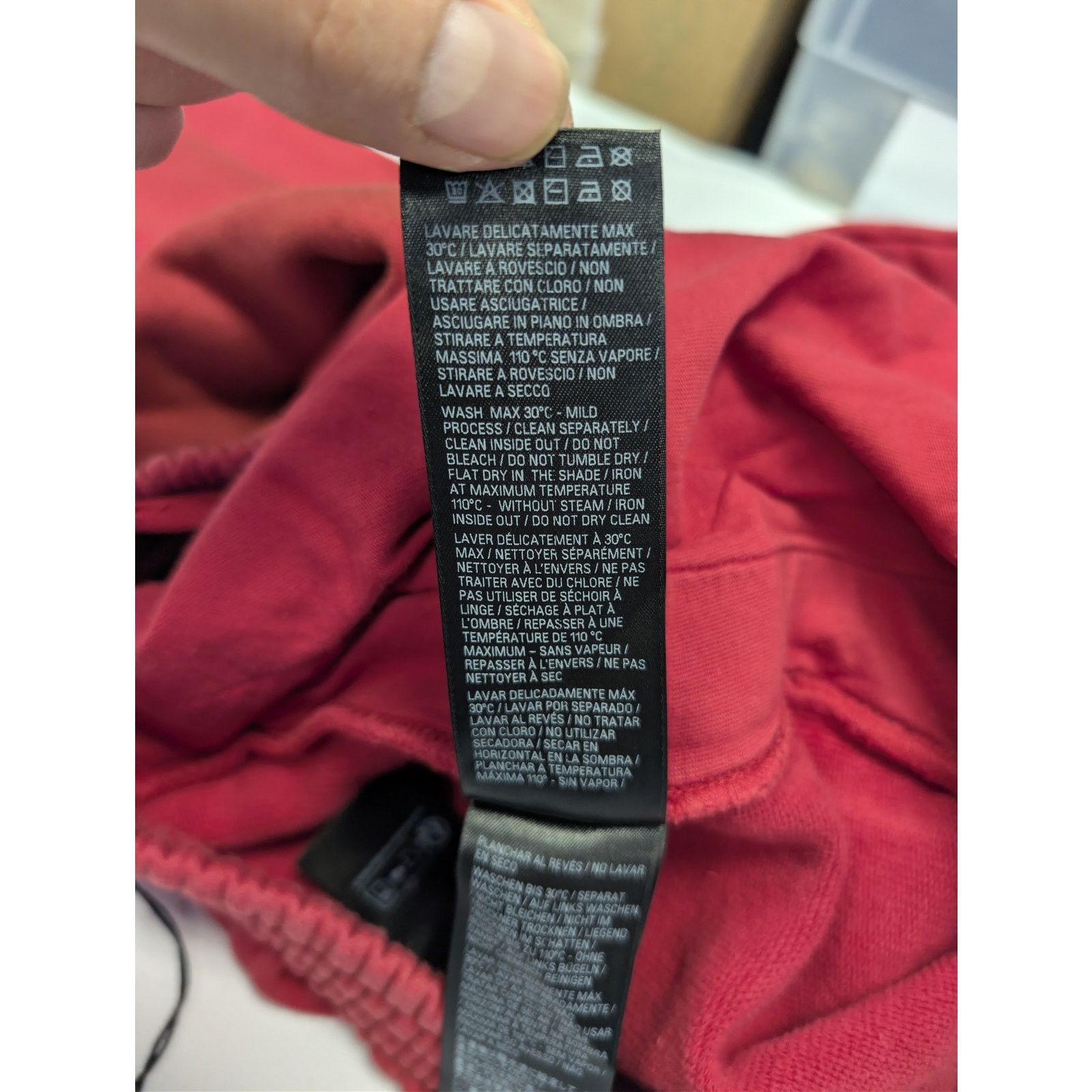 Balenciaga o1rshd1 Baggy Sweatpants & Joggers in Red/Black Size US 32 / EU 48 - 18 Thumbnail