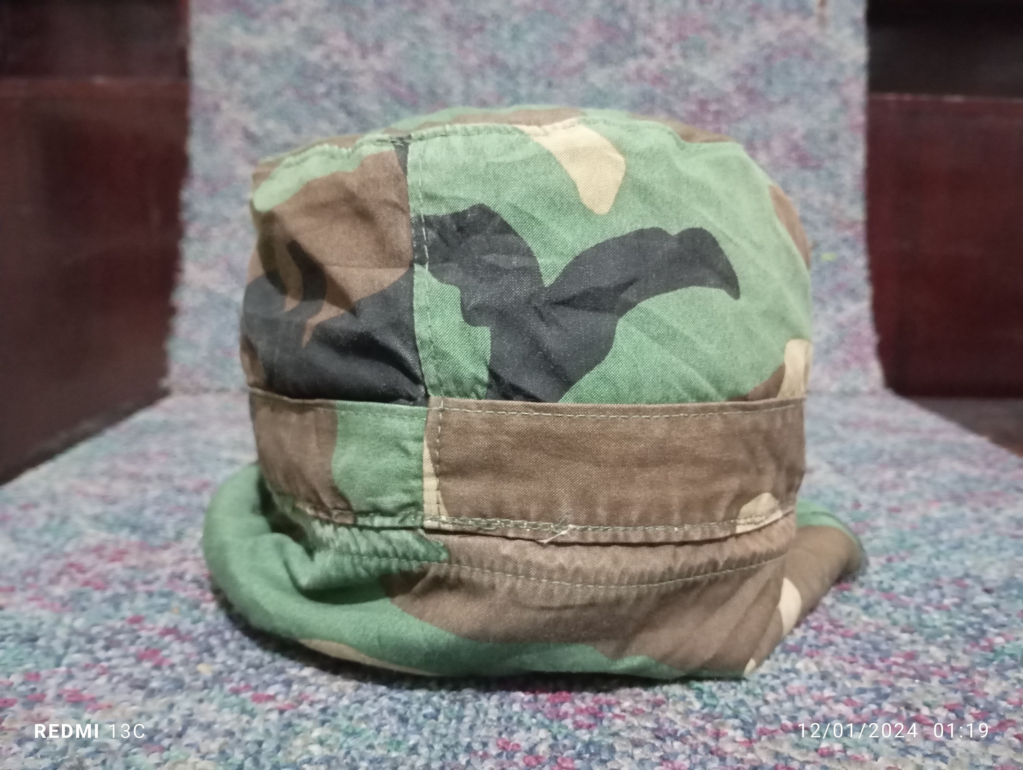 Vintage Vintage US Army Military Hat Cap Made in USA Size ONE SIZE - 3 Thumbnail
