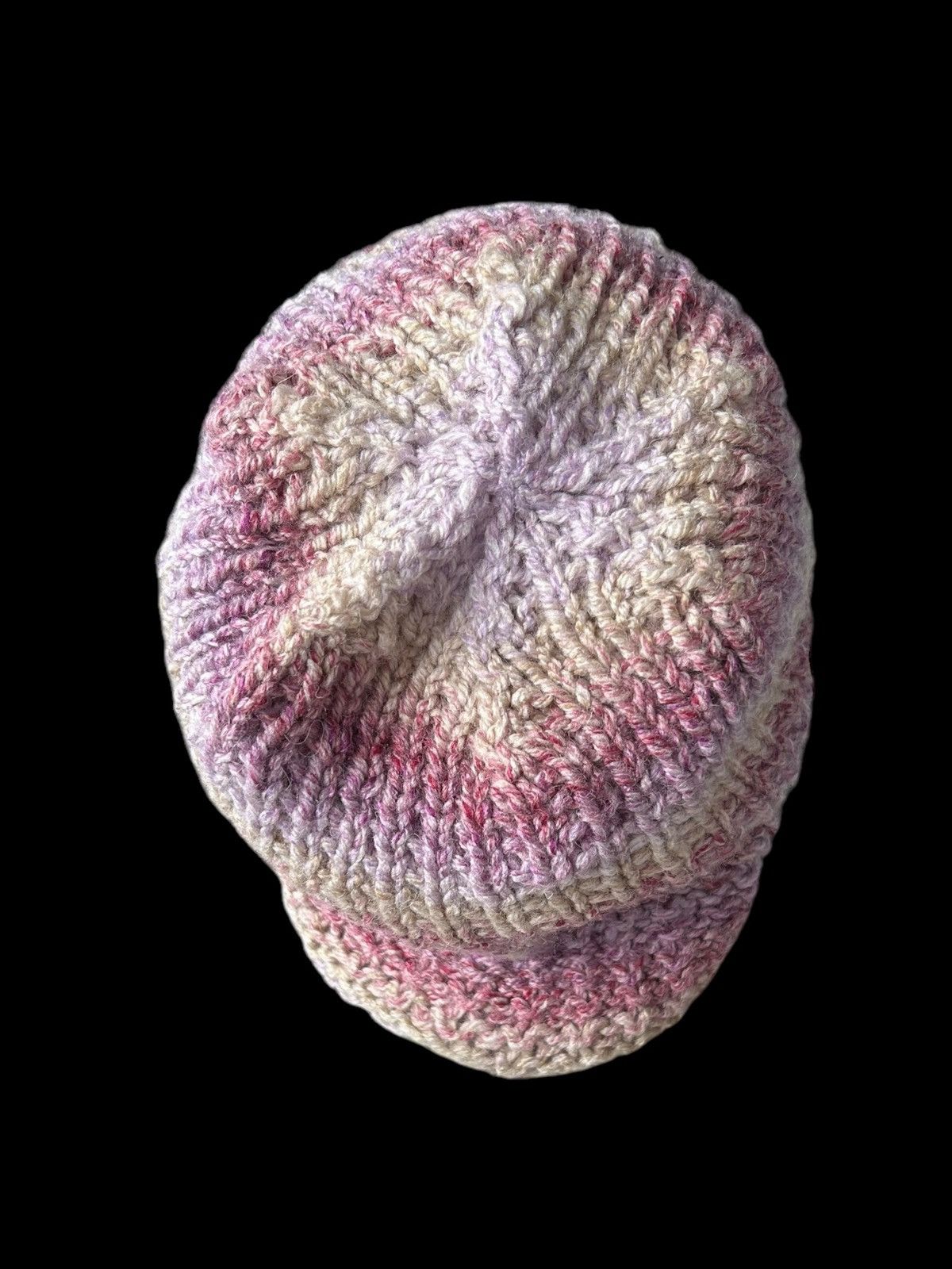 Japanese Brand × Kapital × Vintage Crochet Knitted Handmade Big Beanie Hats Rare☠️☠️ Size ONE SIZE - 3 Thumbnail