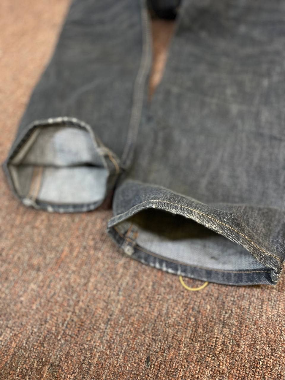 vintage joe mccoy bushpants distressed denim nice design