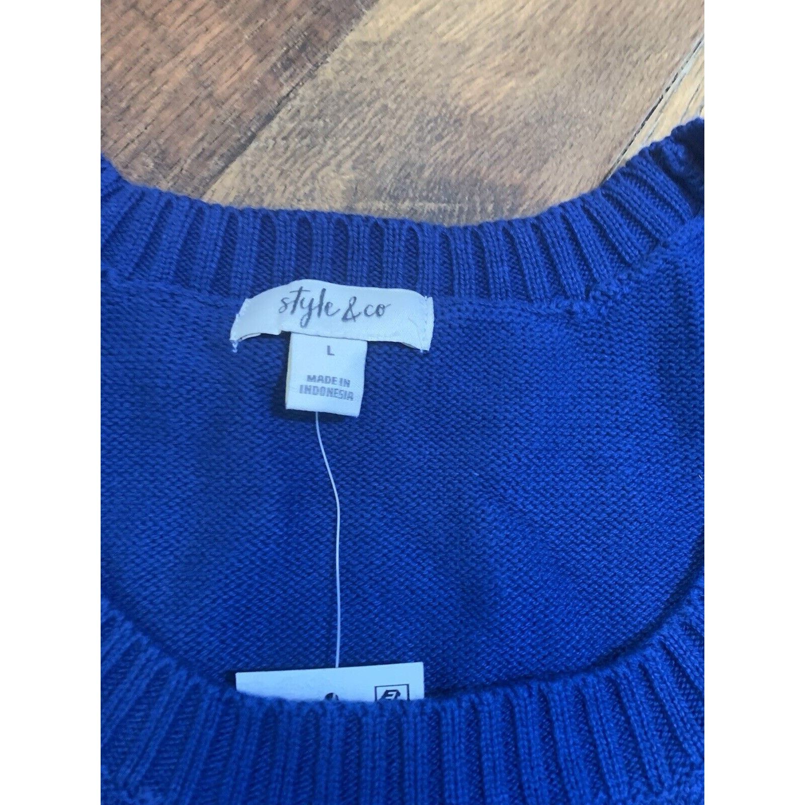 Other Style & CoSweater-Knit Tank Royal Blue Size Large, NWT Size L / US 10 / IT 46 - 11 Thumbnail