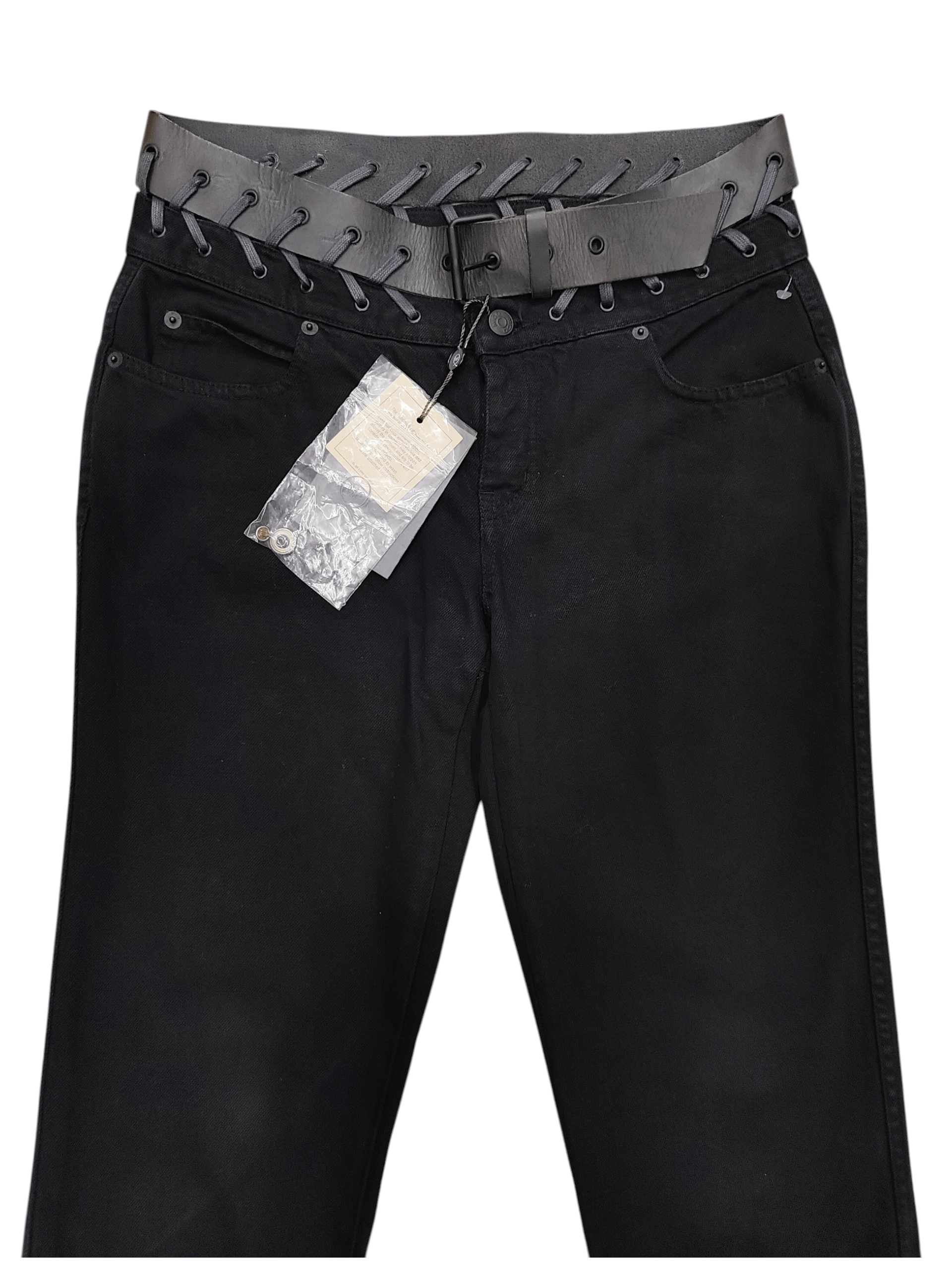 Alexander McQueen Alexander McQueen❤️‍🔥Gothic Bondage Lace Up Belted Pants Size US 31 - 1 Thumbnail