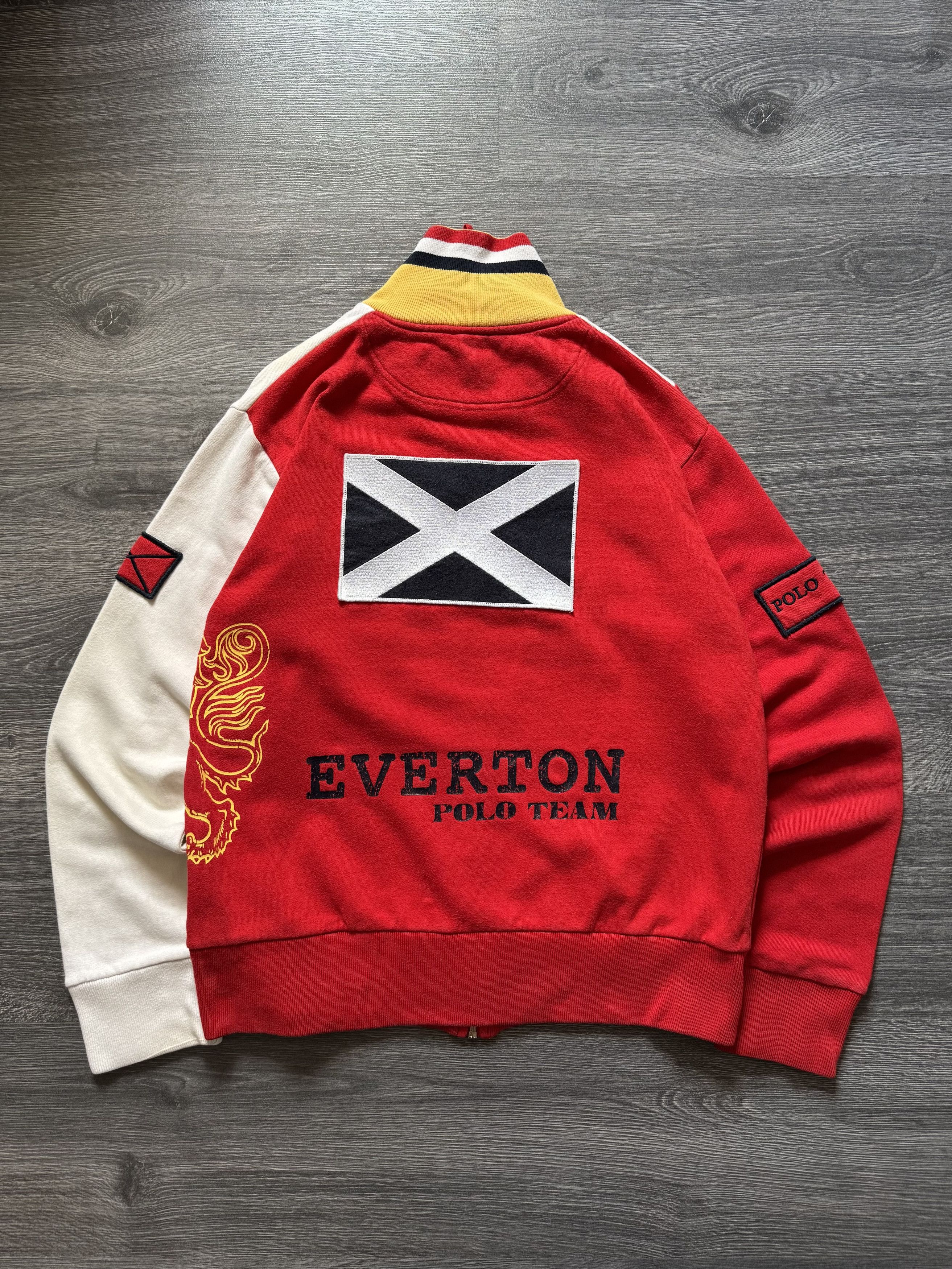 Vintage Scotland Everton Polo Team Zip Pullover La Martina style Size US M / EU 48-50 / 2 - 2 Thumbnail