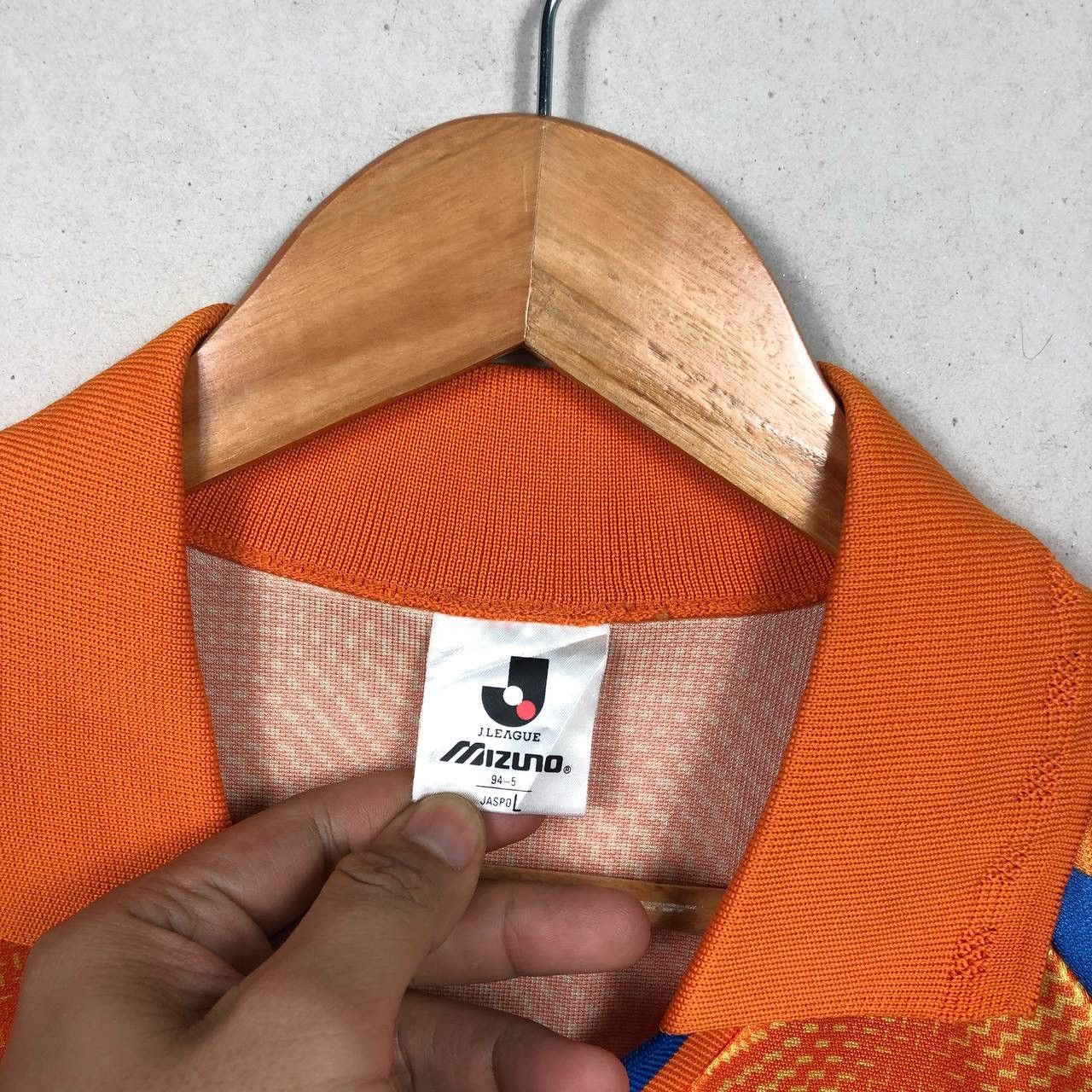 Mizuno Mizuno Shimizu S-Pulse 1993-94 Home Football J-League Jersey Size US L / EU 52-54 / 3 - 5 Thumbnail