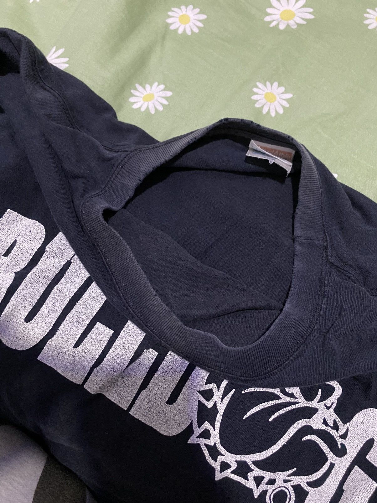 Vintage 90s !! Vtg BULLDOG Tshirt Big Logo Faded Colour Size US XL / EU 56 / 4 - 6 Thumbnail