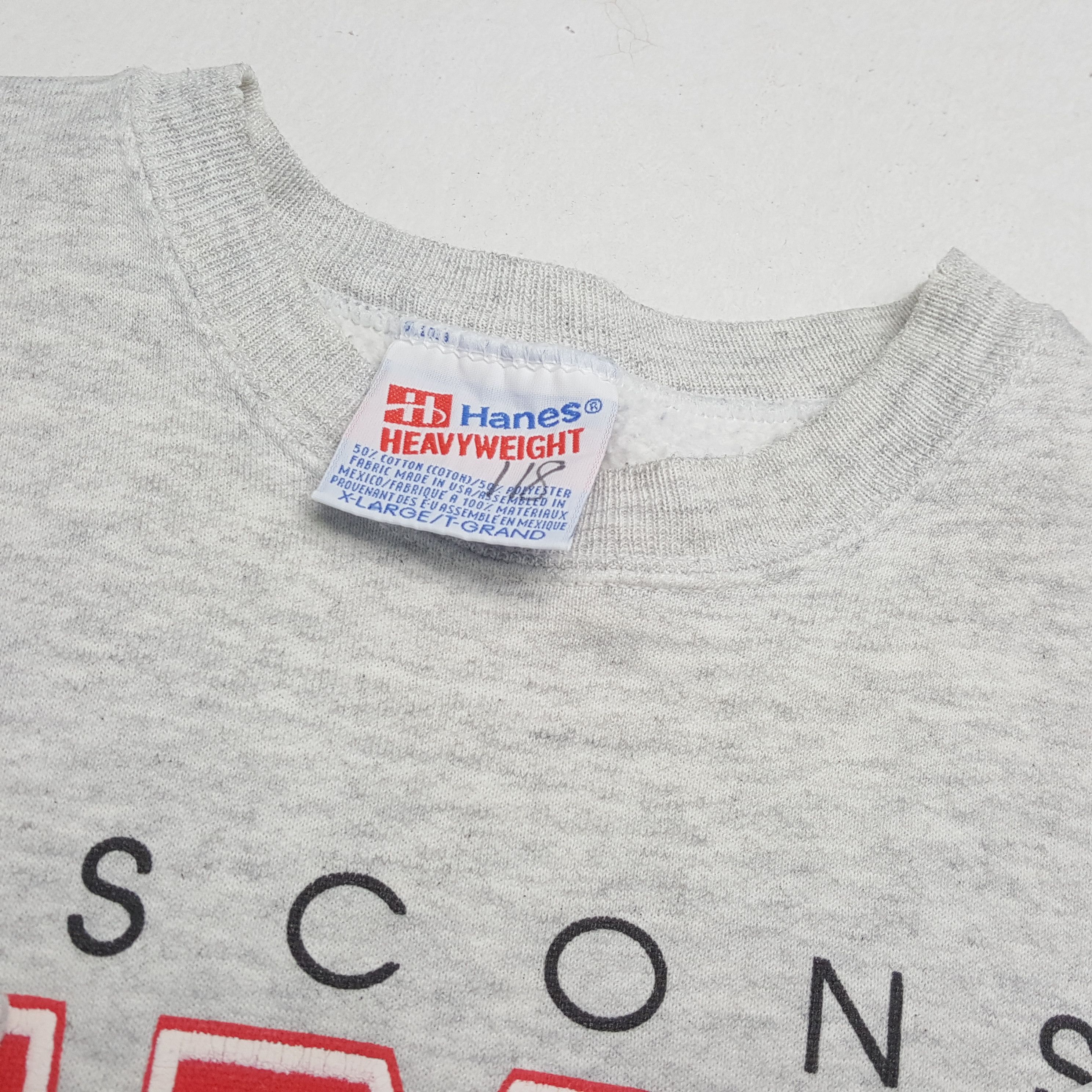 Hanes × NFL × Vintage WISCONSIN BADGERS ROSE BOWL NFL Vintage Sweatshirt Size US XL / EU 56 / 4 - 8 Thumbnail