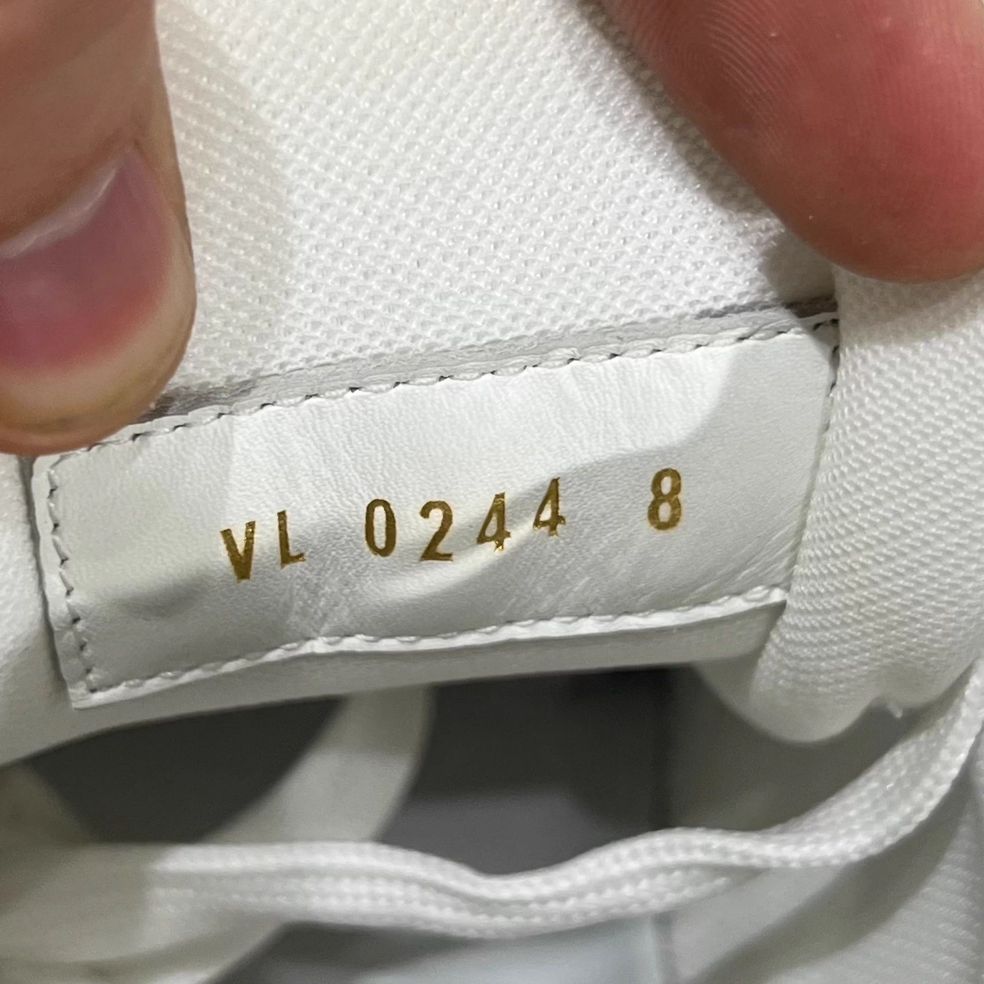 Louis Vuitton LV Trainer White Blue Denim UK8 (42) Tried On Only Size US 8 / EU 41 - 8 Thumbnail