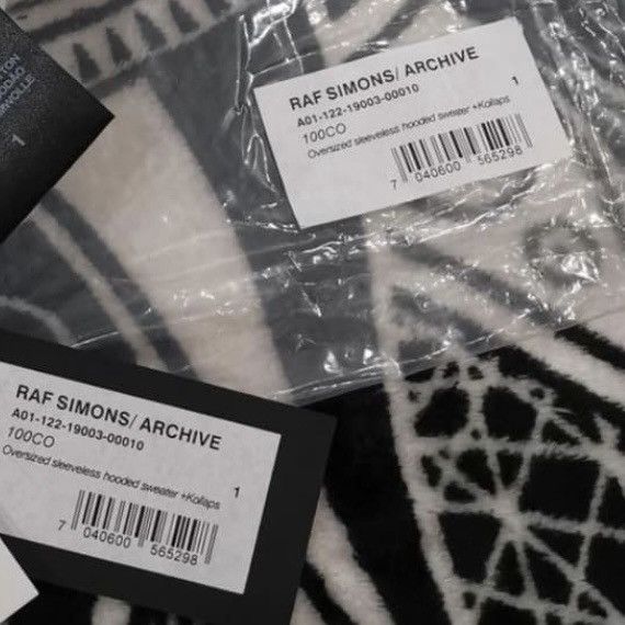 Raf Simons Raf Simons Archive Redux Kollaps Hoodie Size US S / EU 44-46 / 1 - 5 Thumbnail