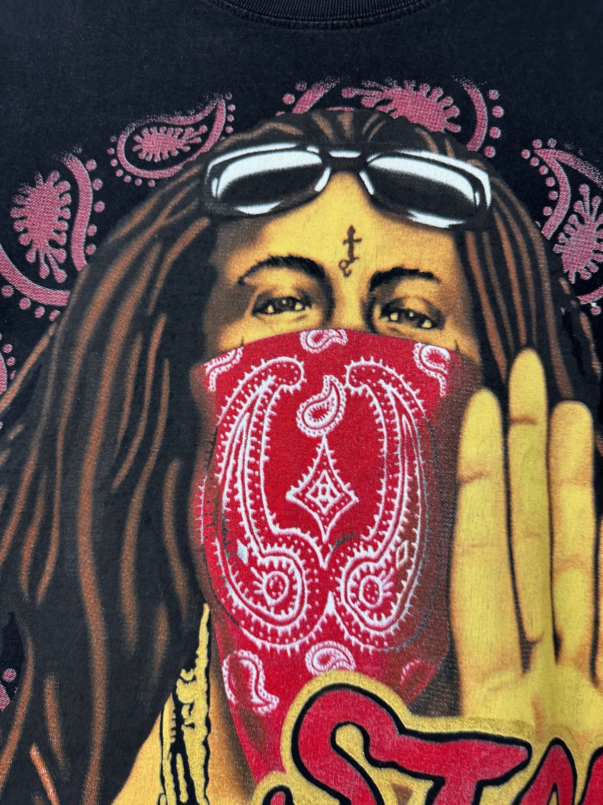 Lil Wayne Vintage Lil Wayne Stop Snitching Rap T-Shirt Size US XL / EU 56 / 4 - 8 Thumbnail