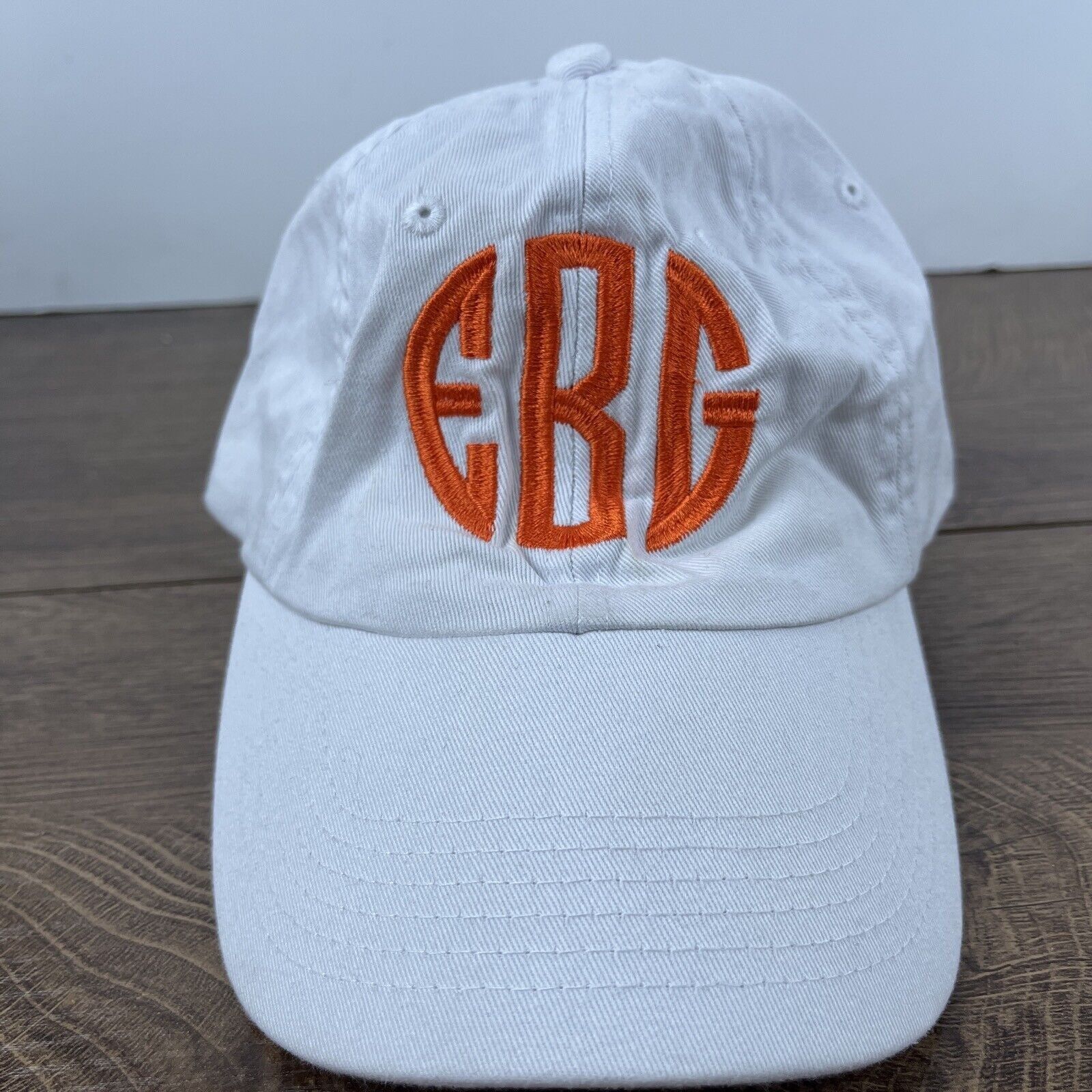 Other EBG Hat EBG Baseball Hat White Hat Adjustable White Adult Si Size ONE SIZE - 2 Thumbnail