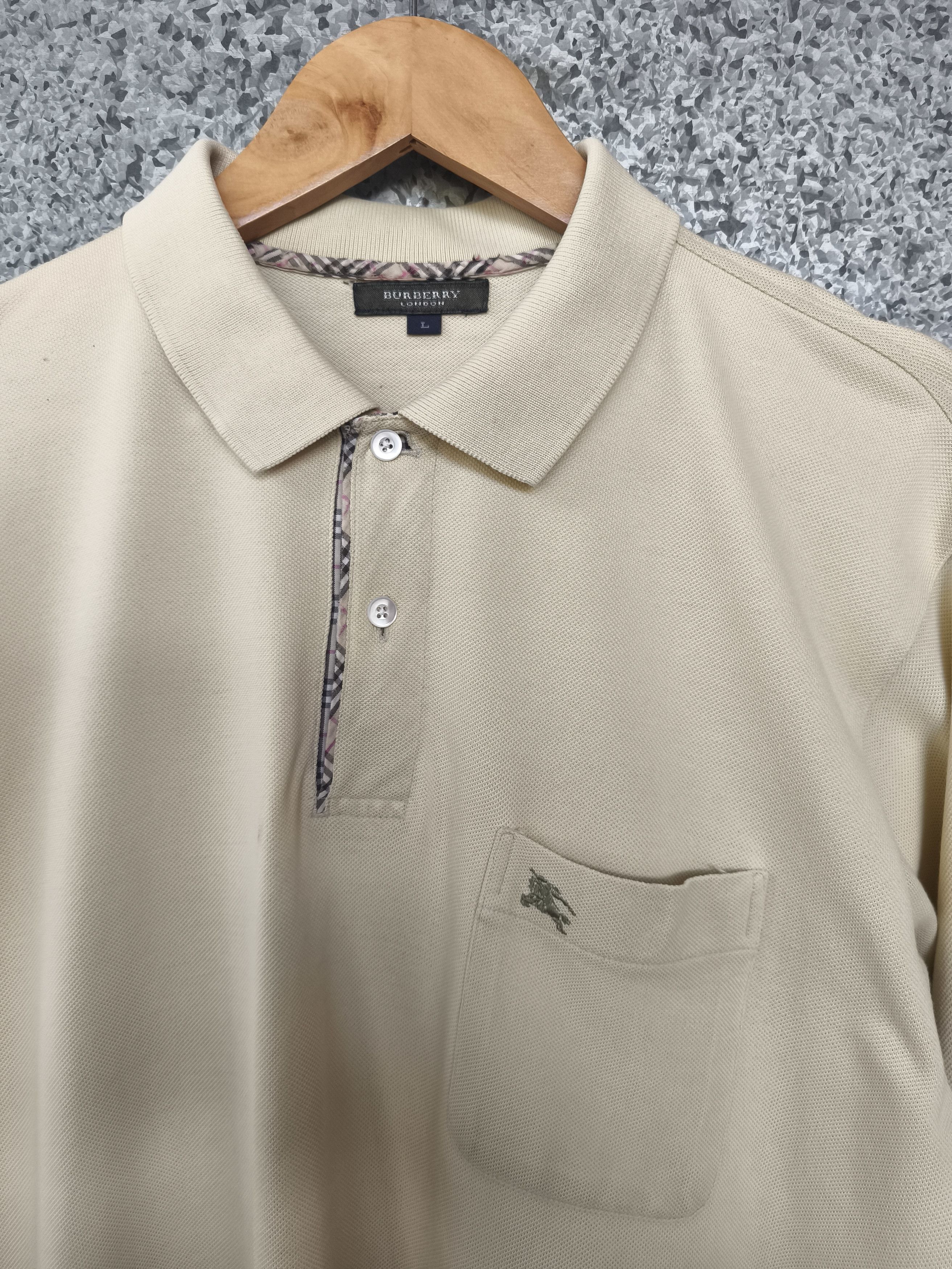 Burberry Vintage Burberry polo long sleeve Size US M / EU 48-50 / 2 - 1 Thumbnail