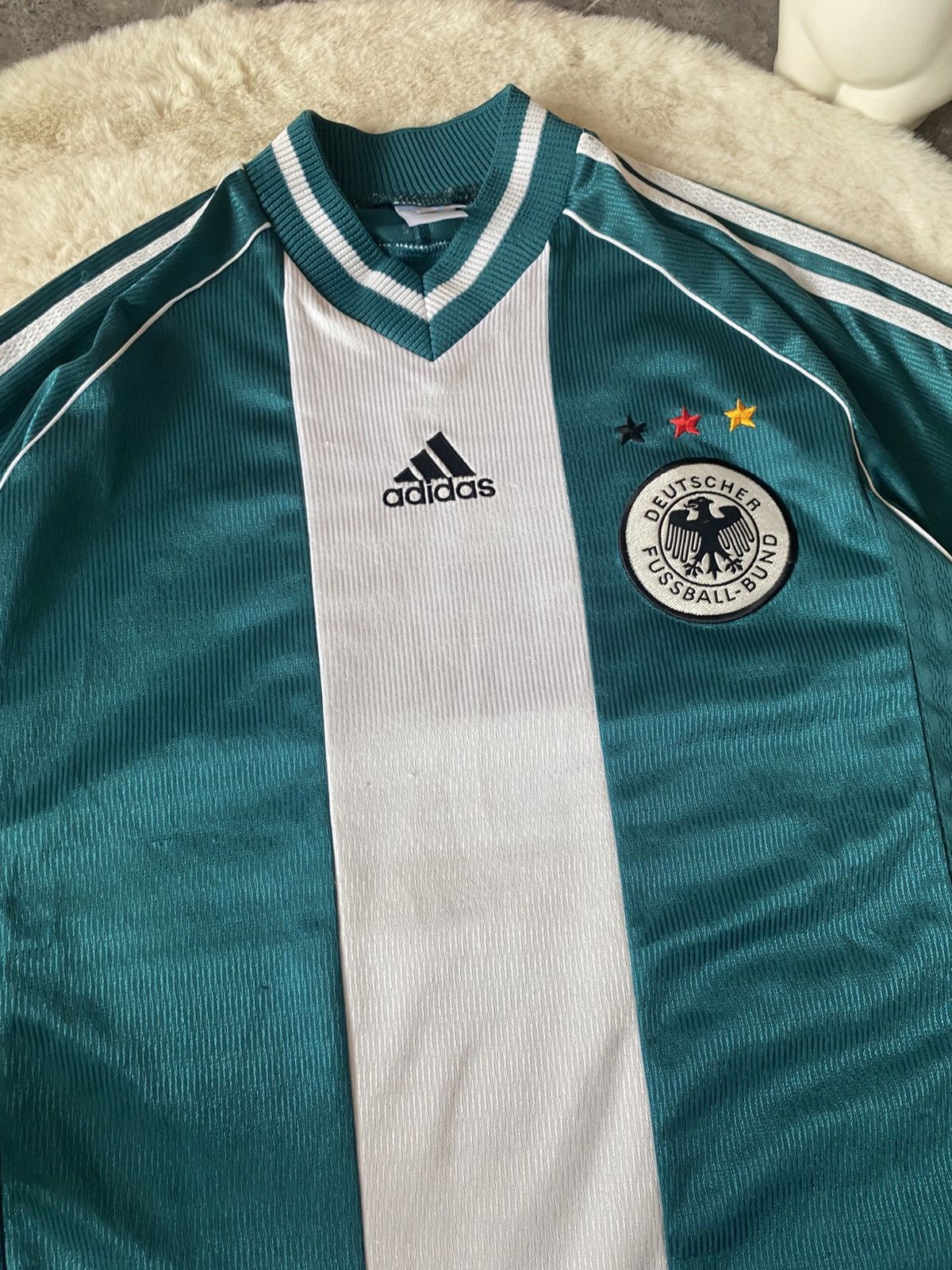 Adidas Adidas Germany Jersey Vintage 1998 RARE Soccer Size US S / EU 44-46 / 1 - 4 Thumbnail