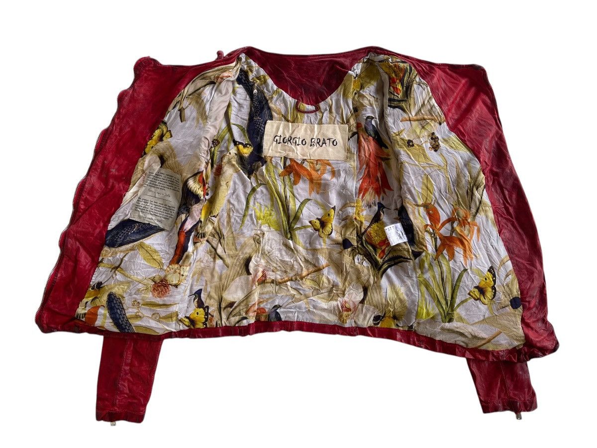 Giorgio Brato Giorgio Brato Leather Dirty Bikers Jacket Size S / US 4 / IT 40 - 14 Thumbnail