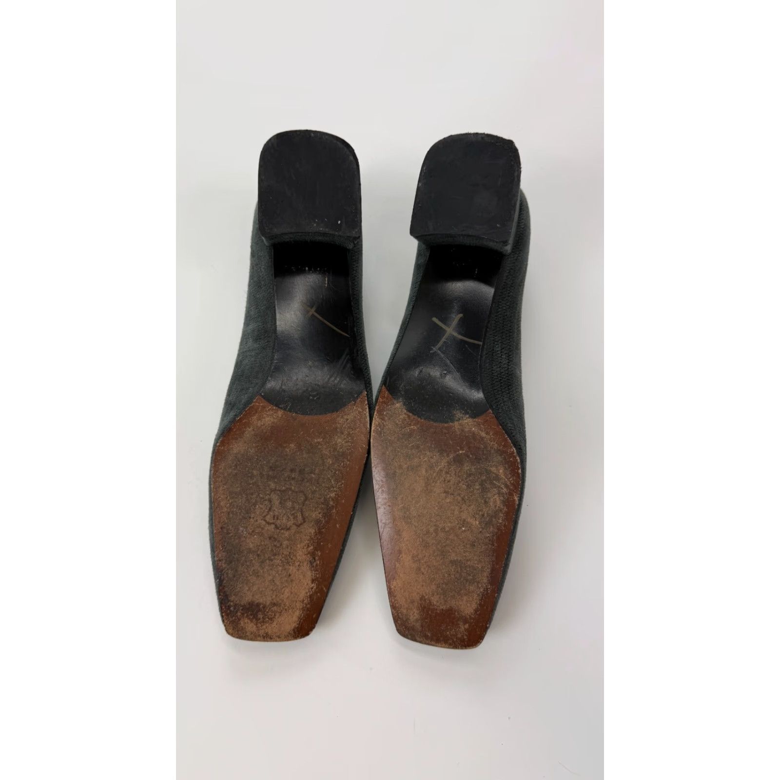Stuart Weitzman Stuart Weitzman Taupe Pumps Womens 10 Brown Leather Slip On Block Heel Square Toe Comfort Breathable Casual Shoes Womens 10 Shoes Size US 10 / IT 40 - 7 Thumbnail