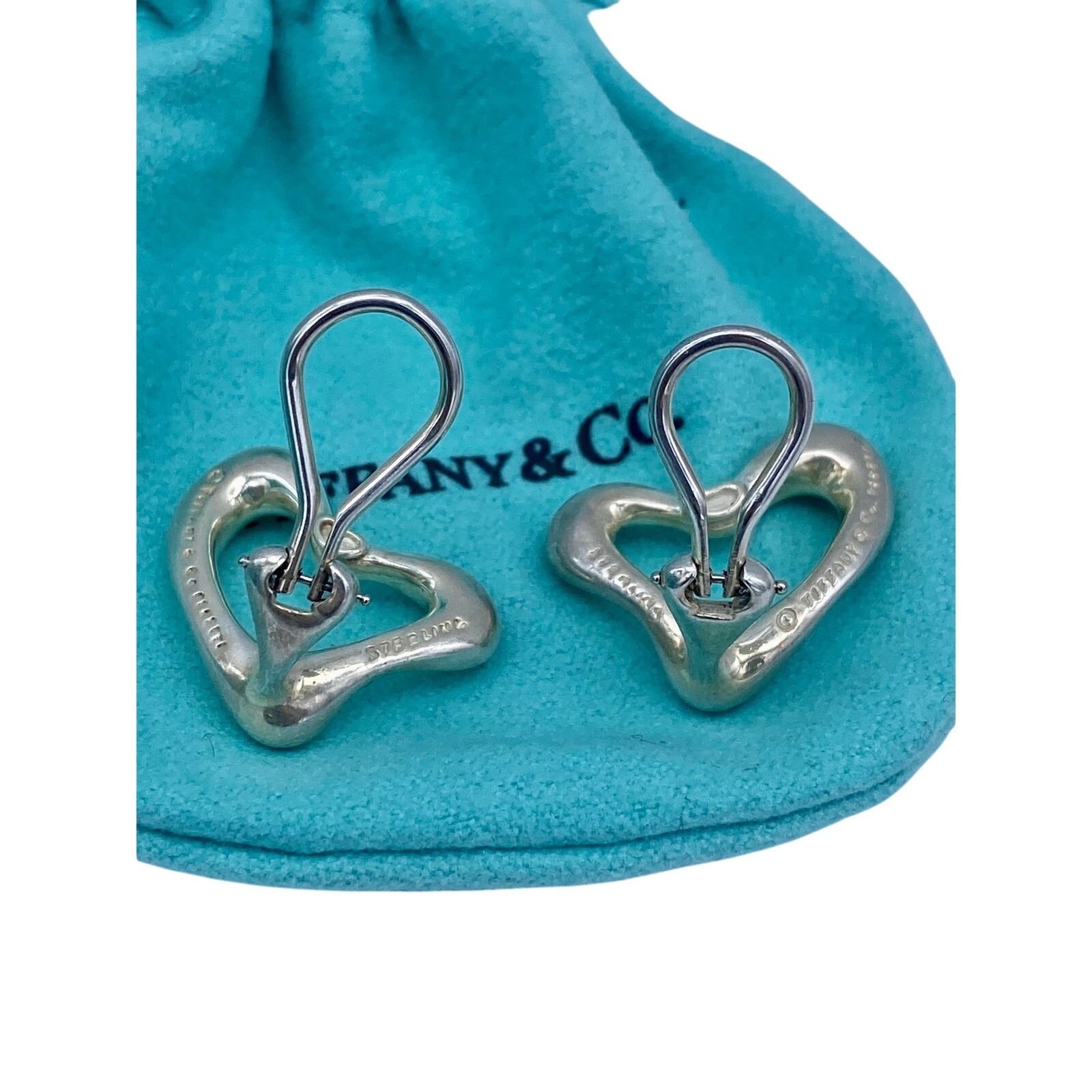 Tiffany & Co. Tiffany & Co. Sterling Silver Heart Clip-On Earrings Size ONE SIZE - 2 Thumbnail