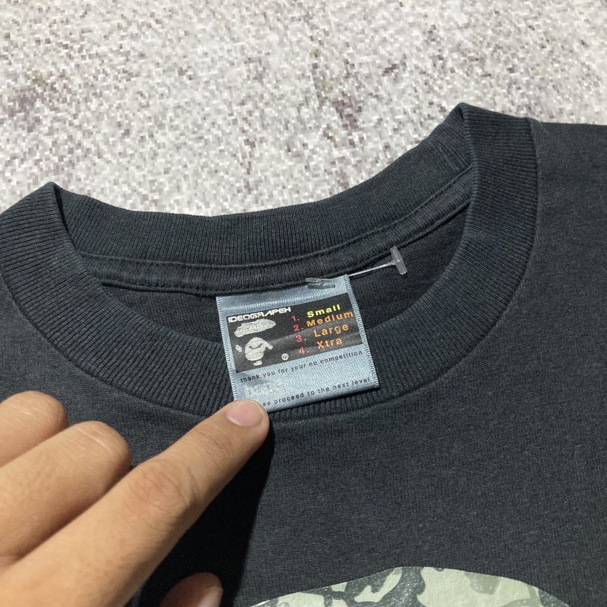 Bape × Kaws Vintage Bape X Kaws Skullta Big Head Logo Nigo T-shirt Black Size US S / EU 44-46 / 1 - 11 Thumbnail