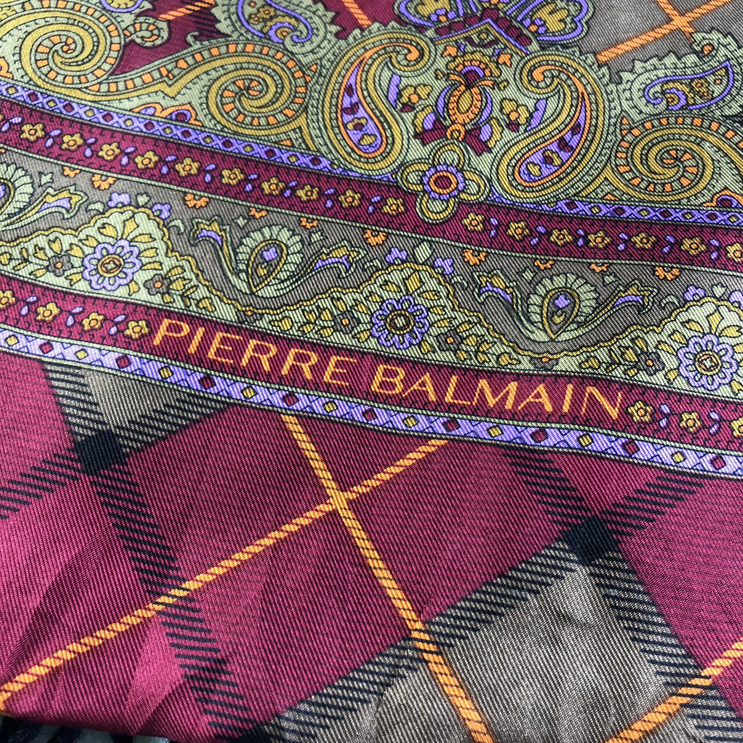 Vintage Pierre Balmain Scarf / Muffler / Neckwear - KM473 Size ONE SIZE - 4 Thumbnail