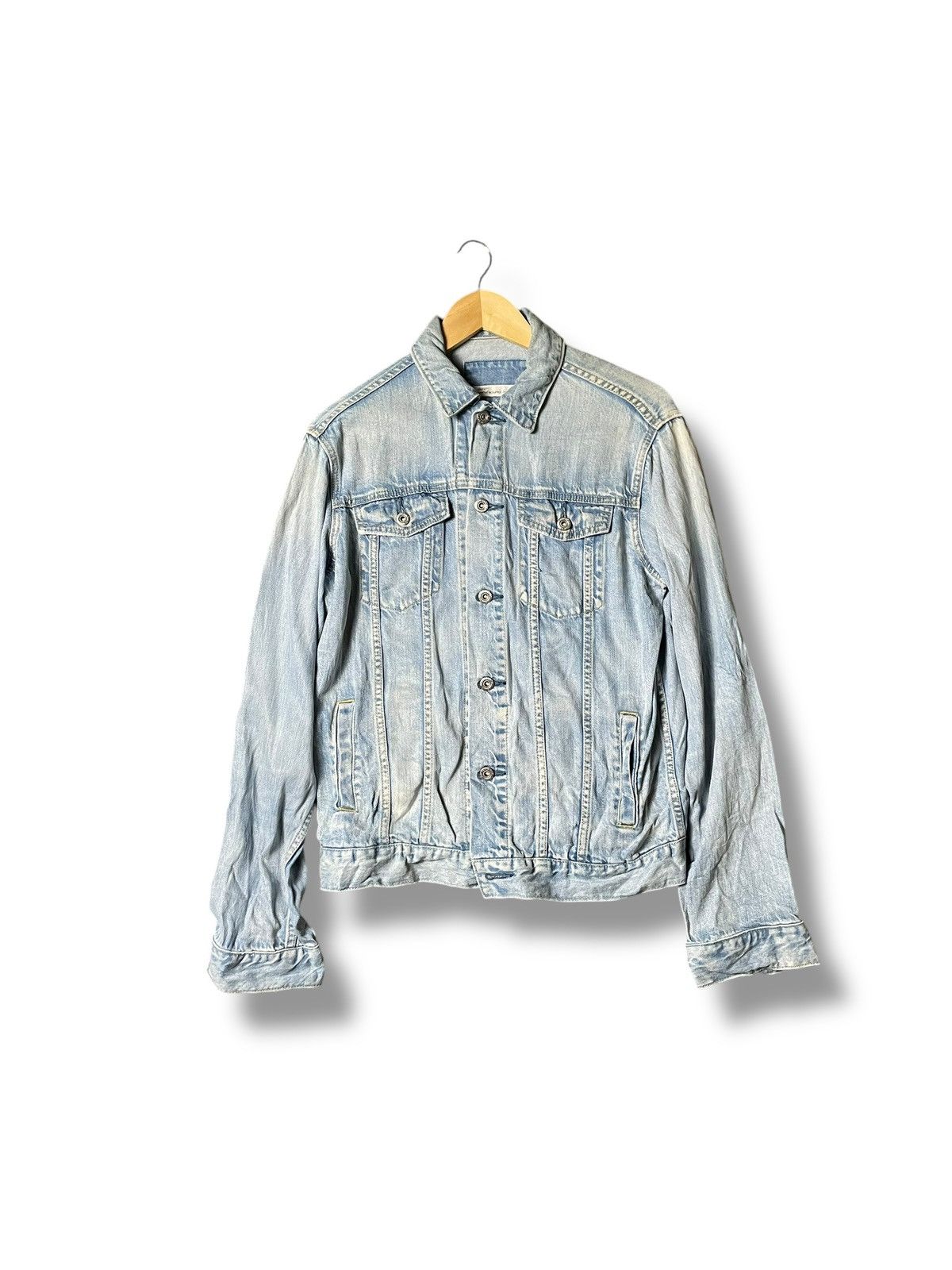 Japanese Brand SLY Denim Jacket Men’s (28) Size US S / EU 44-46 / 1 - 1 Thumbnail