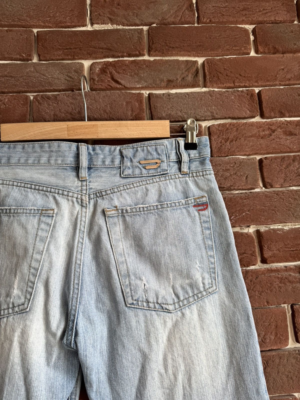 Diesel Vintage Y2k Rare Diesel Mud Wash Blue Jeans Pant Hype 32 Size US 32 / EU 48 - 7 Thumbnail