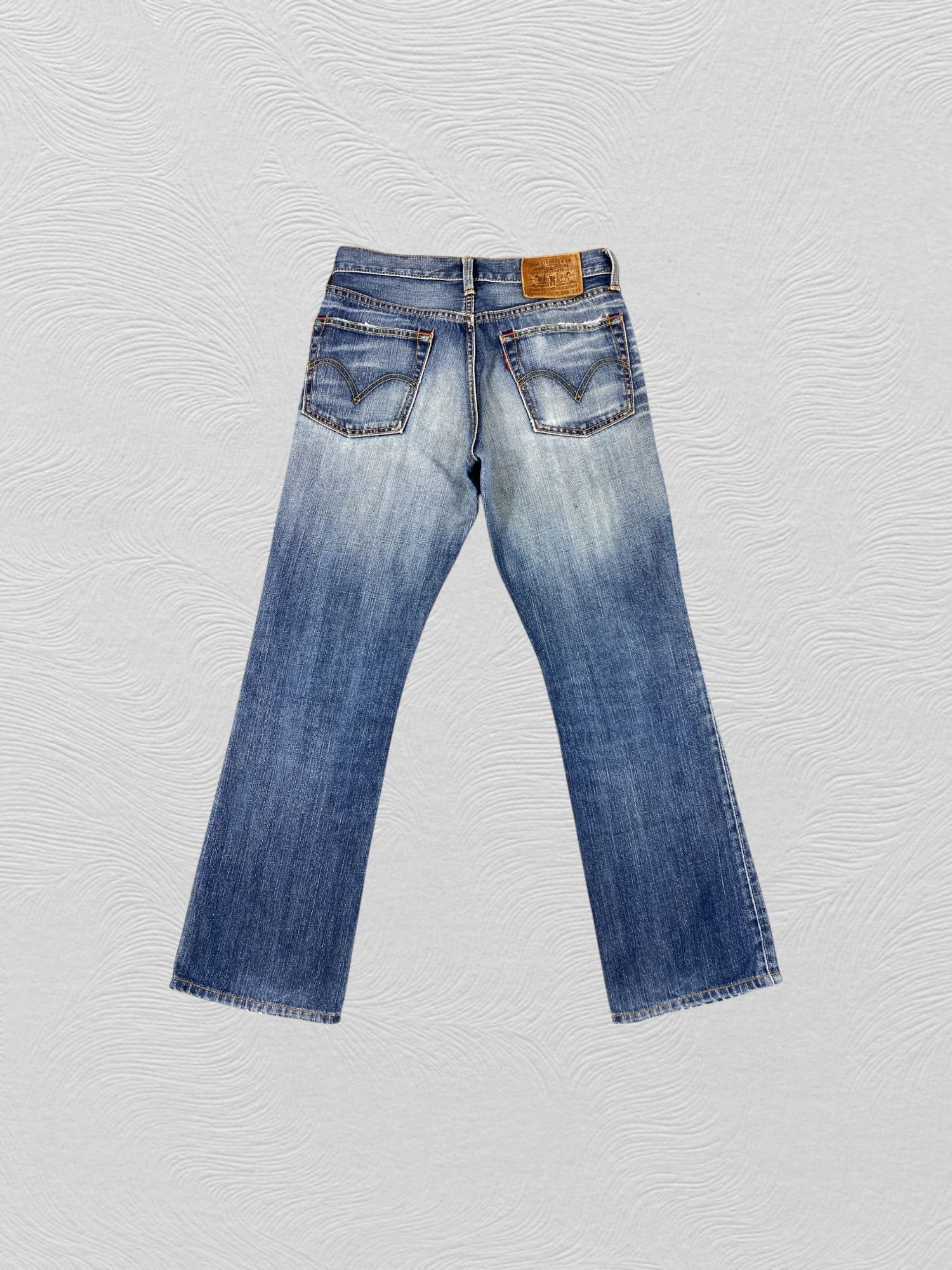 Japanese Brand Distressed Blue Vintage Levi's 707 29x28.5 Denim -JN1394 Size US 29 - 2 Thumbnail