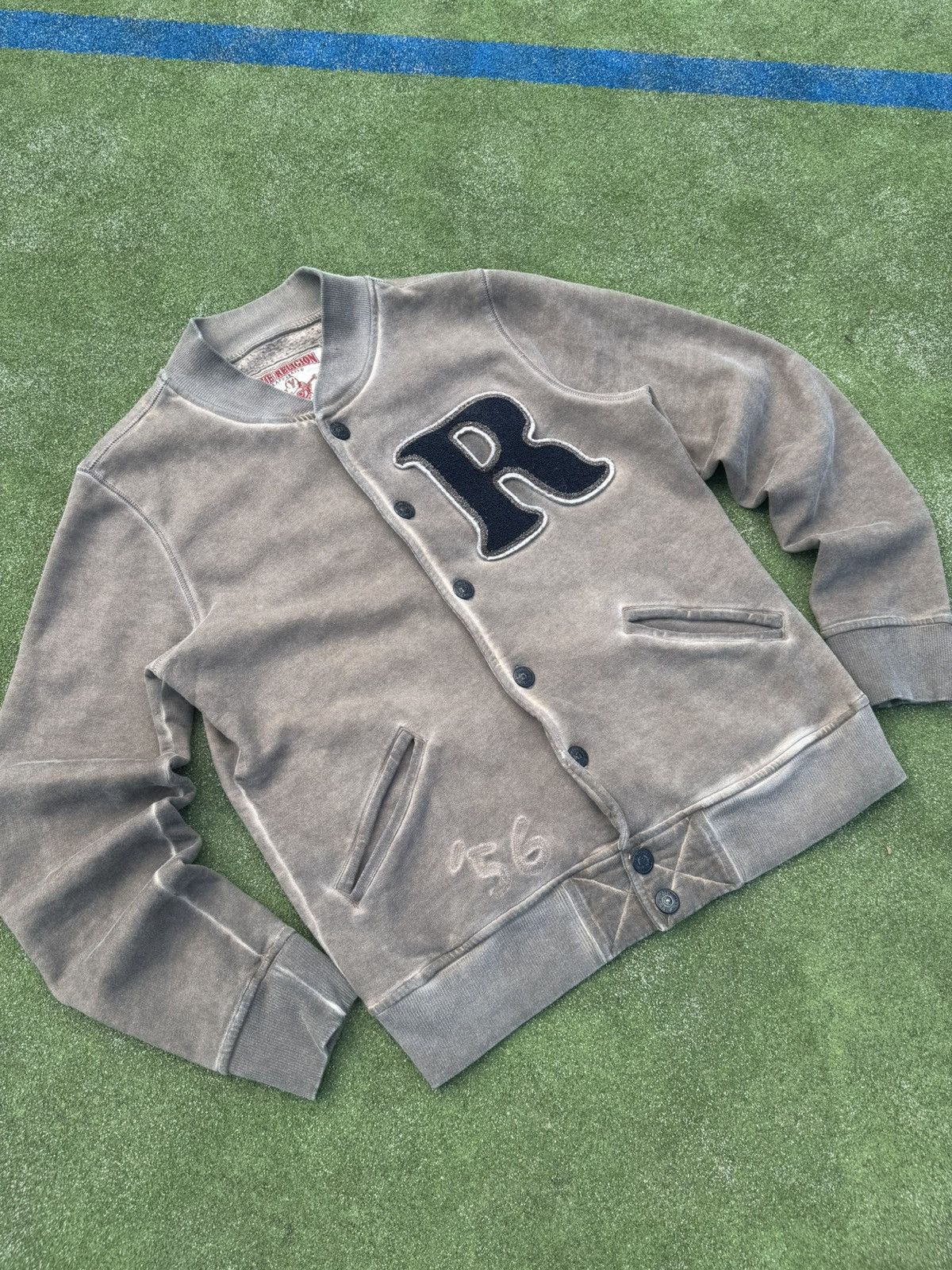 True Religion Rare True Religion distressed Bombers sweatshirt Size US L / EU 52-54 / 3 - 2 Thumbnail