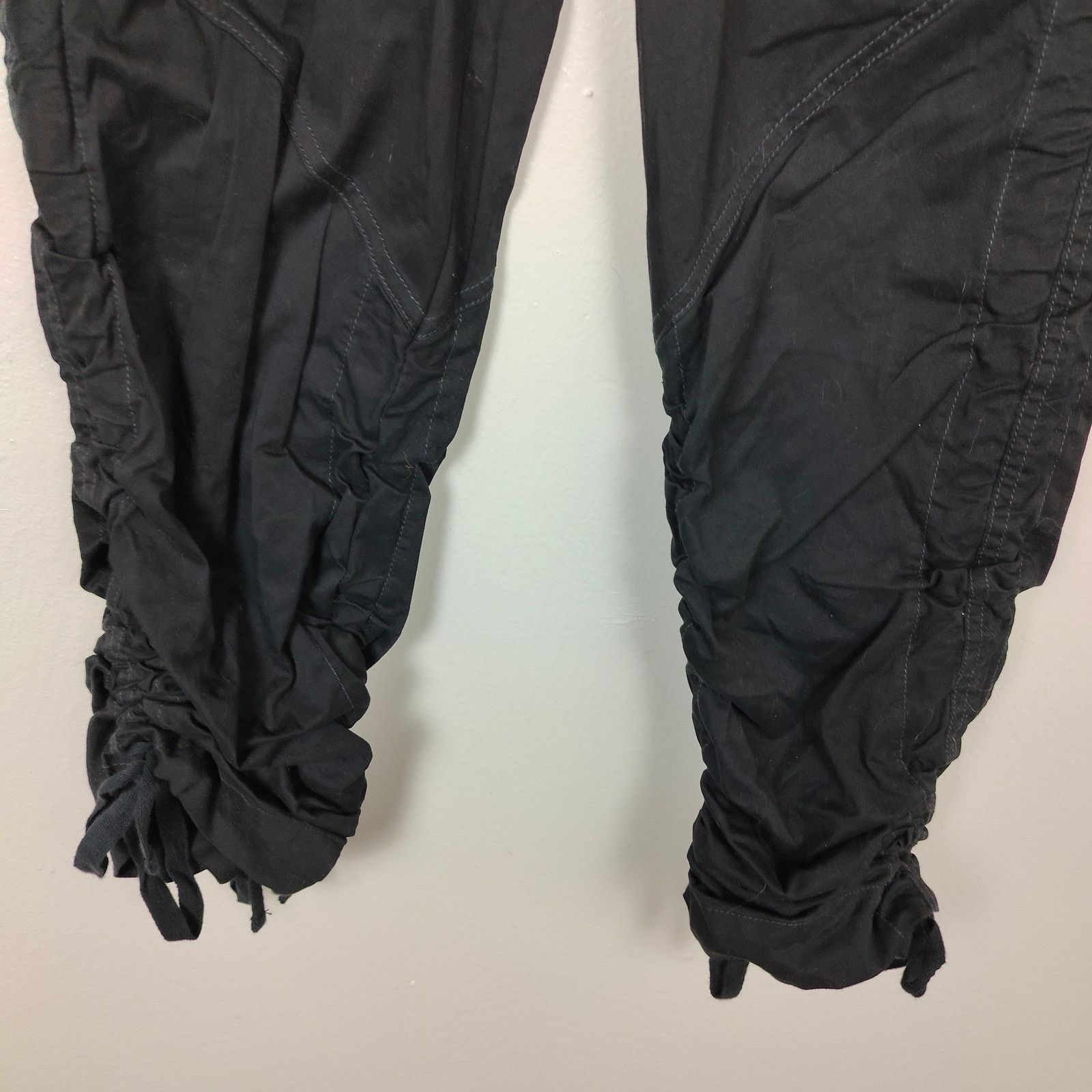 Other I.Am.Gia Ryder Cargo Pants Womens XXS Black Low Rise Y2K Size 24" / US 00 / IT 34 - 3 Thumbnail