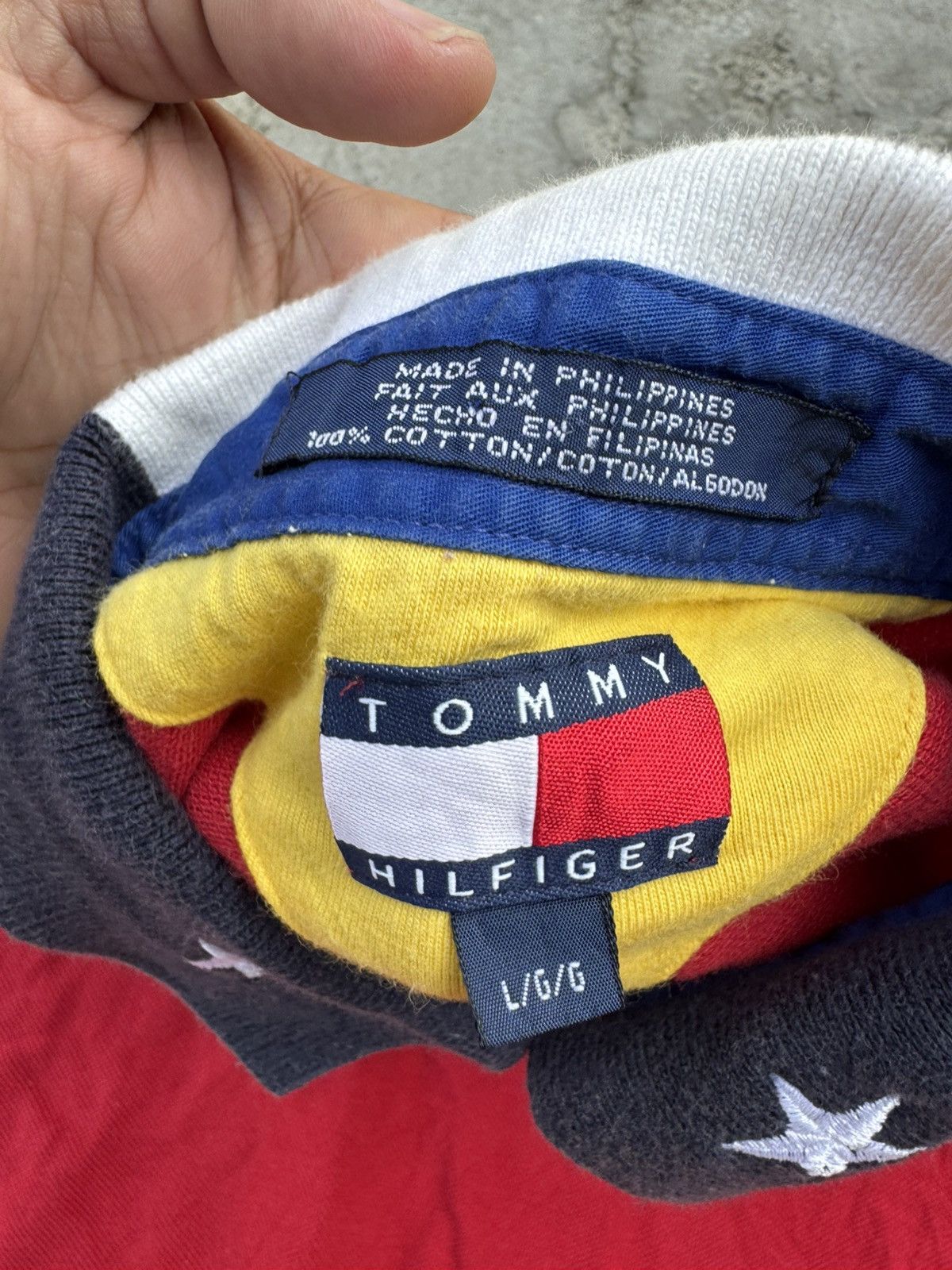 Tommy Hilfiger Vintage Tommy Hilfiger International Games USA Size US L / EU 52-54 / 3 - 4 Thumbnail