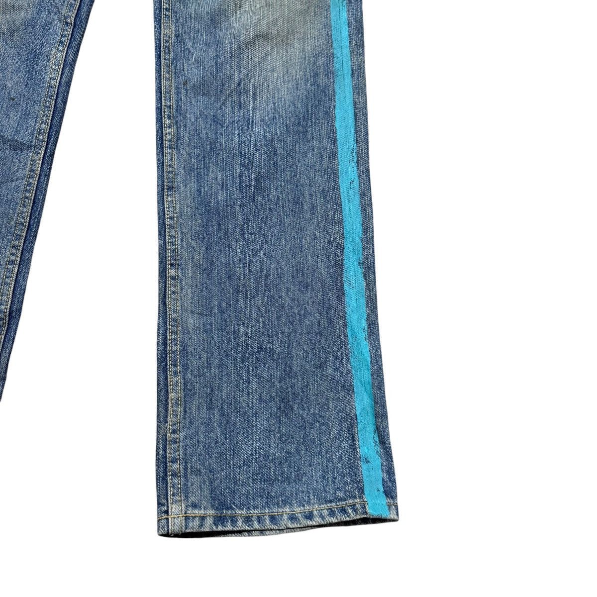 Hysteric Glamour OZONE ROCKS Distressed Denim Painter Jeans Size US 33 - 8 Thumbnail