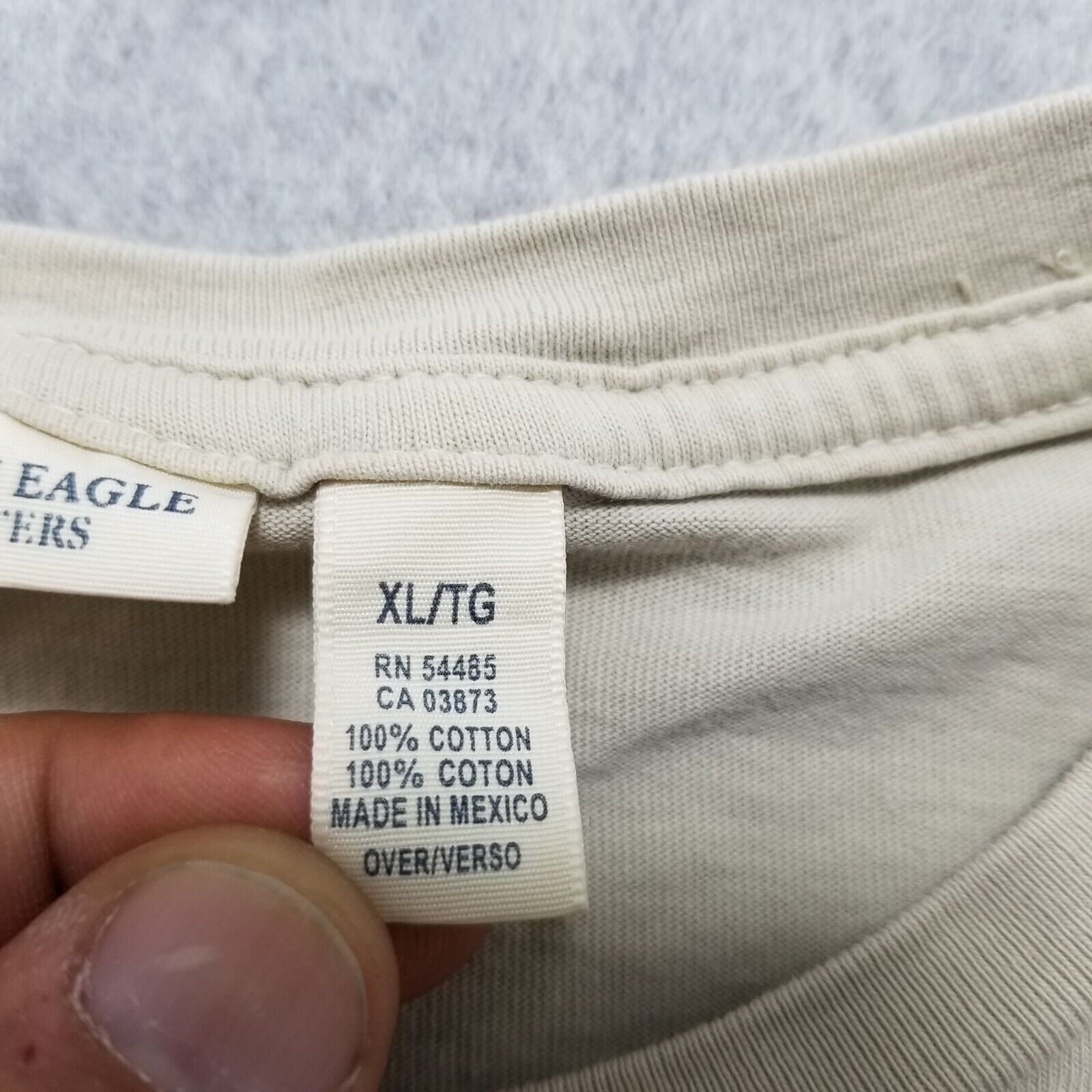 American Eagle Outfitters American Eagle Shirt Womens XL Beige Round Neck Size XL / US 12-14 / IT 48-50 - 7 Thumbnail
