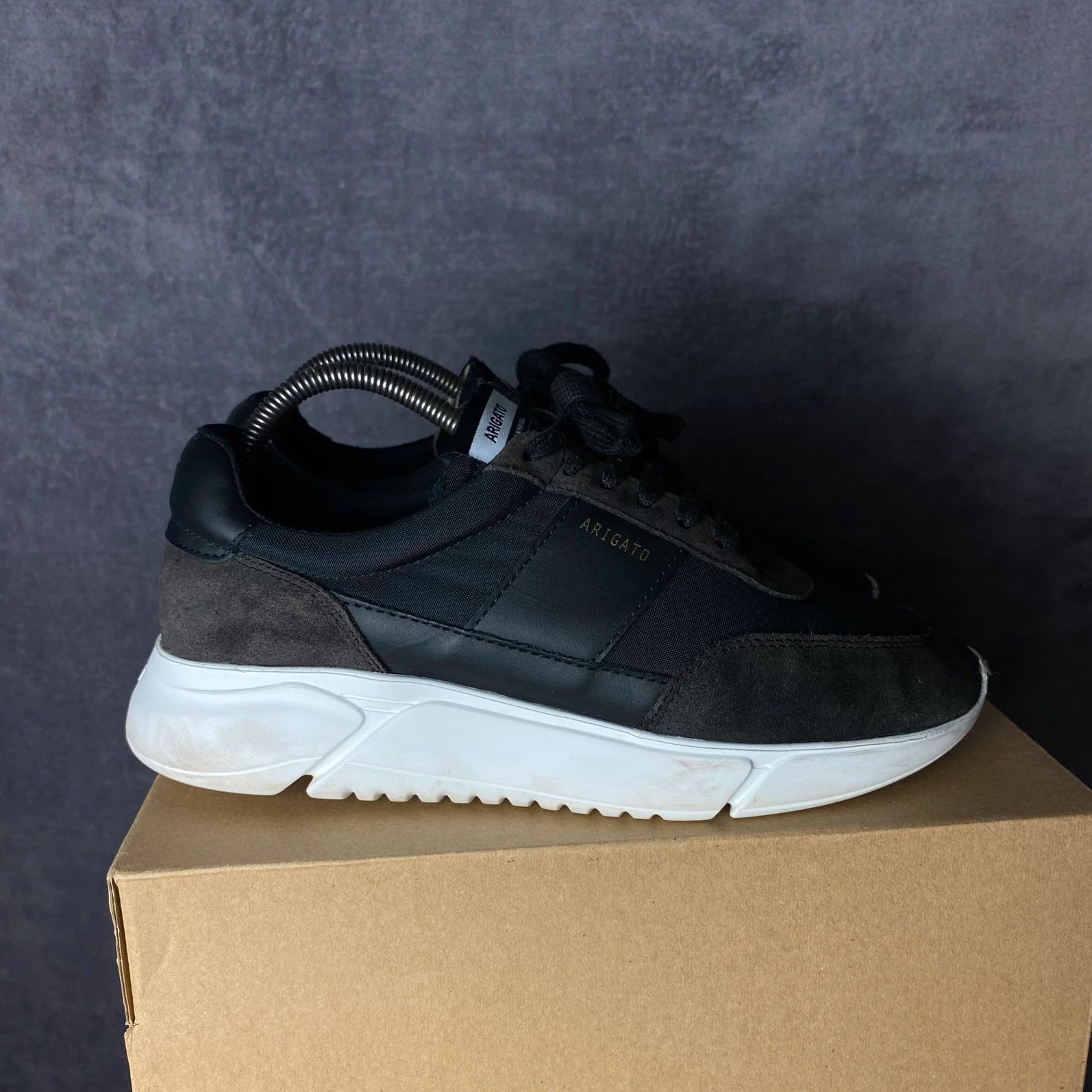 Axel Arigato × Designer Axel Arigato Genesis Vintage Runner black sneakers Size US 9 / EU 42 - 5 Thumbnail