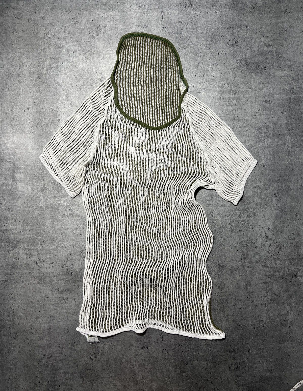 Designer × Japanese Brand × Vintage Vintage knit mesh holes distressed vest Size M / US 6-8 / IT 42-44 - 2 Thumbnail