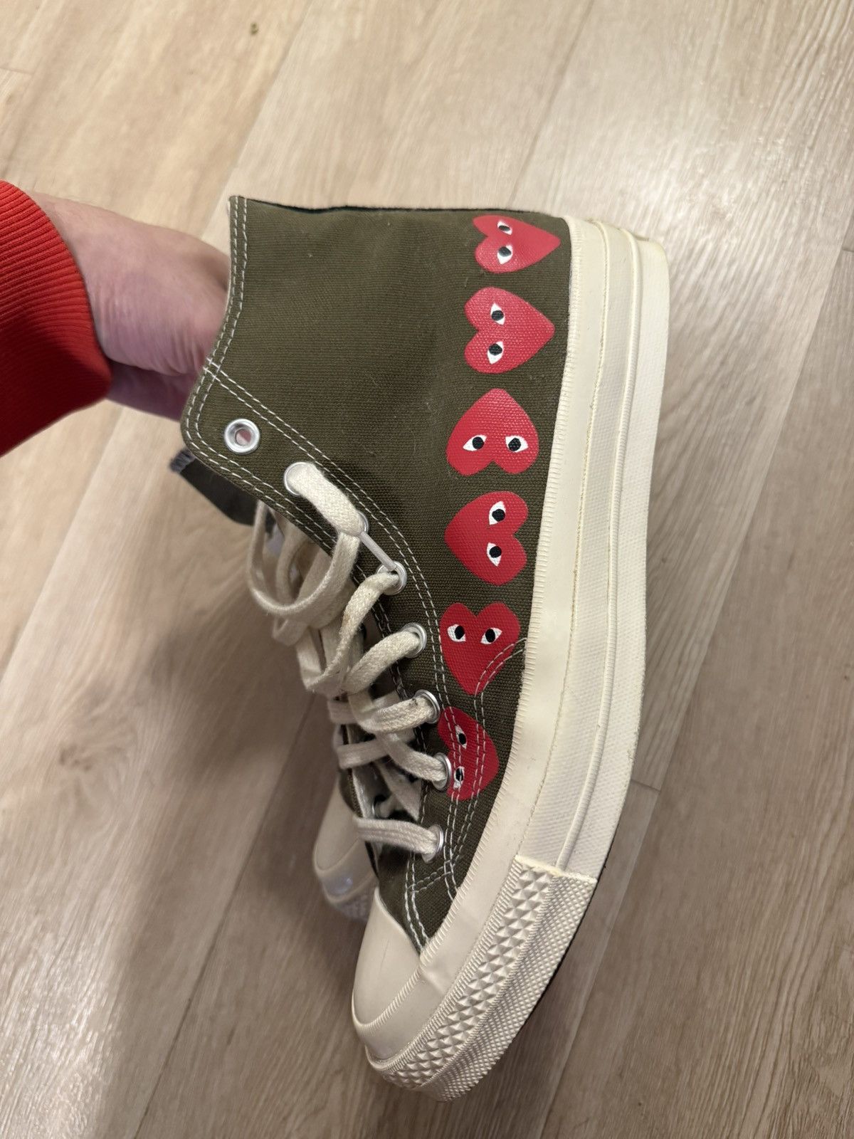 Comme des Garcons PLAY × Converse Converse comme des garcons Size US 9 / EU 42 - 4 Thumbnail