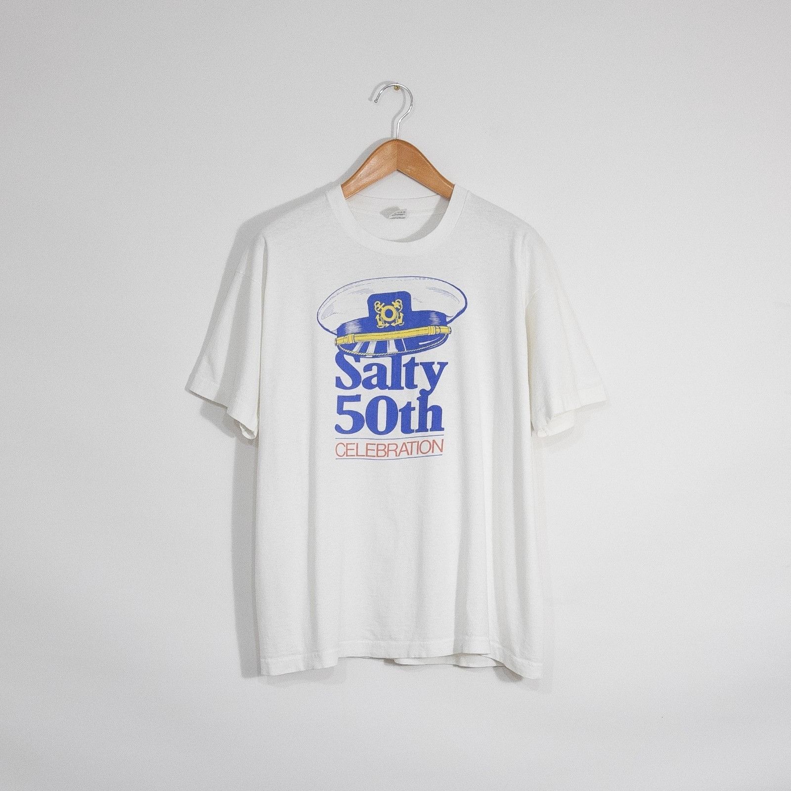 Vintage Vintage 90s Salty 50th WPRO Newstalk 630 T Shirt Mens XL Size US XL / EU 56 / 4 - 1 Thumbnail