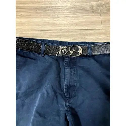 Other A8 - Y2K Silver Buckle Belt Size 32 - 6 Thumbnail