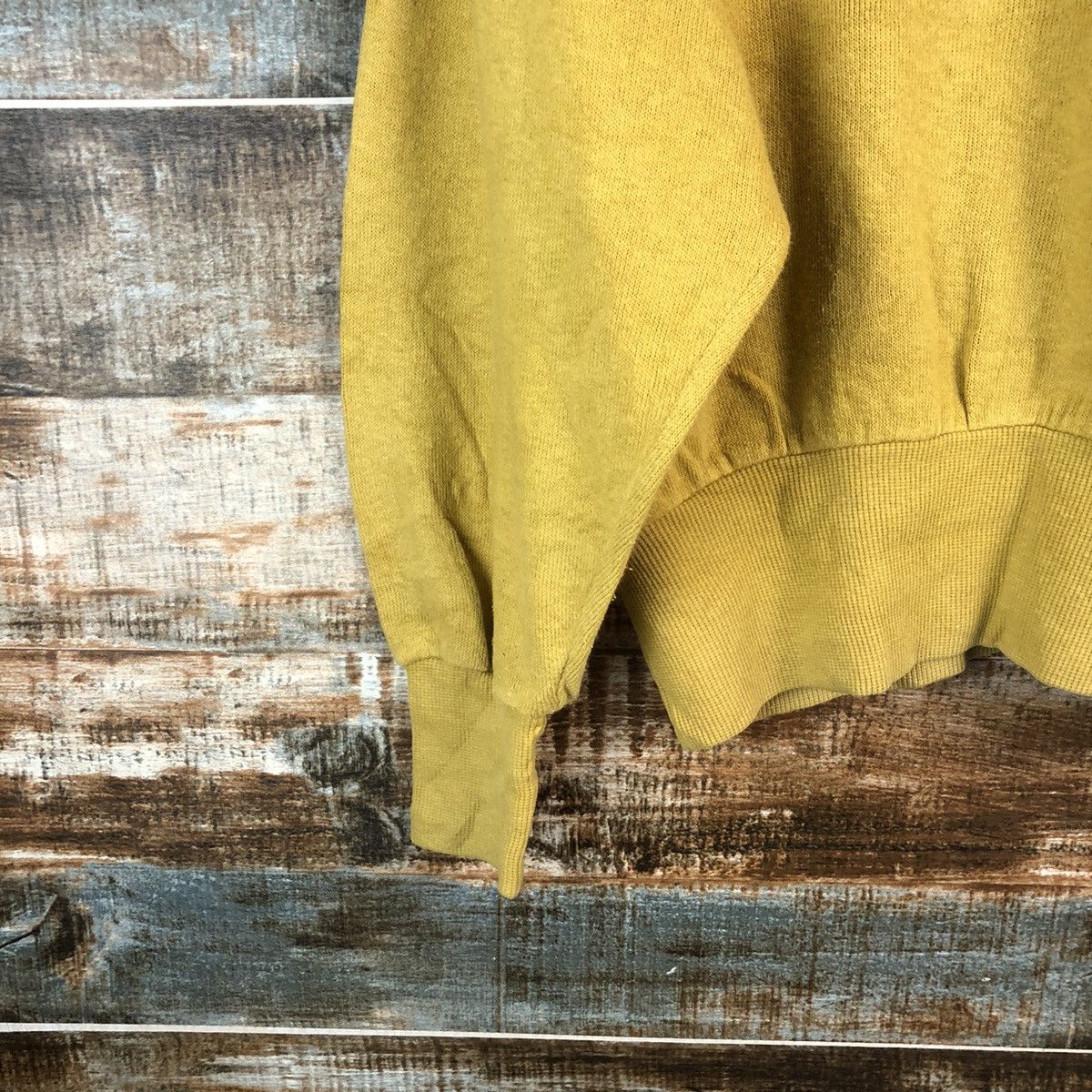 Homespun Knitwear × Japanese Brand Bavo vintage for ladies Yellow Knitwear #A2476 Size M / US 6-8 / IT 42-44 - 16 Thumbnail