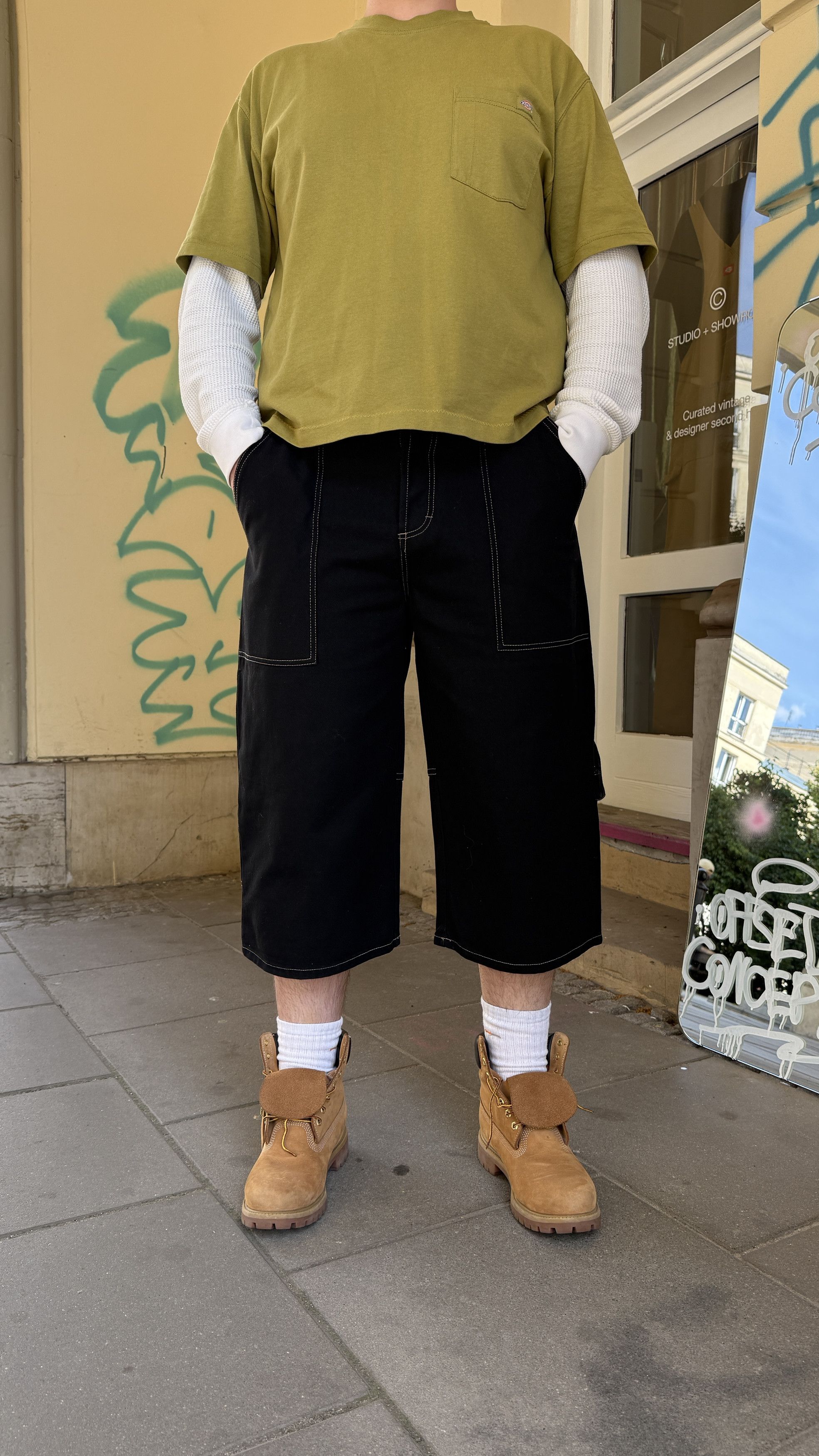 JNCO Stuka black jorts - W36 Size US 36 / EU 52 - 5 Thumbnail