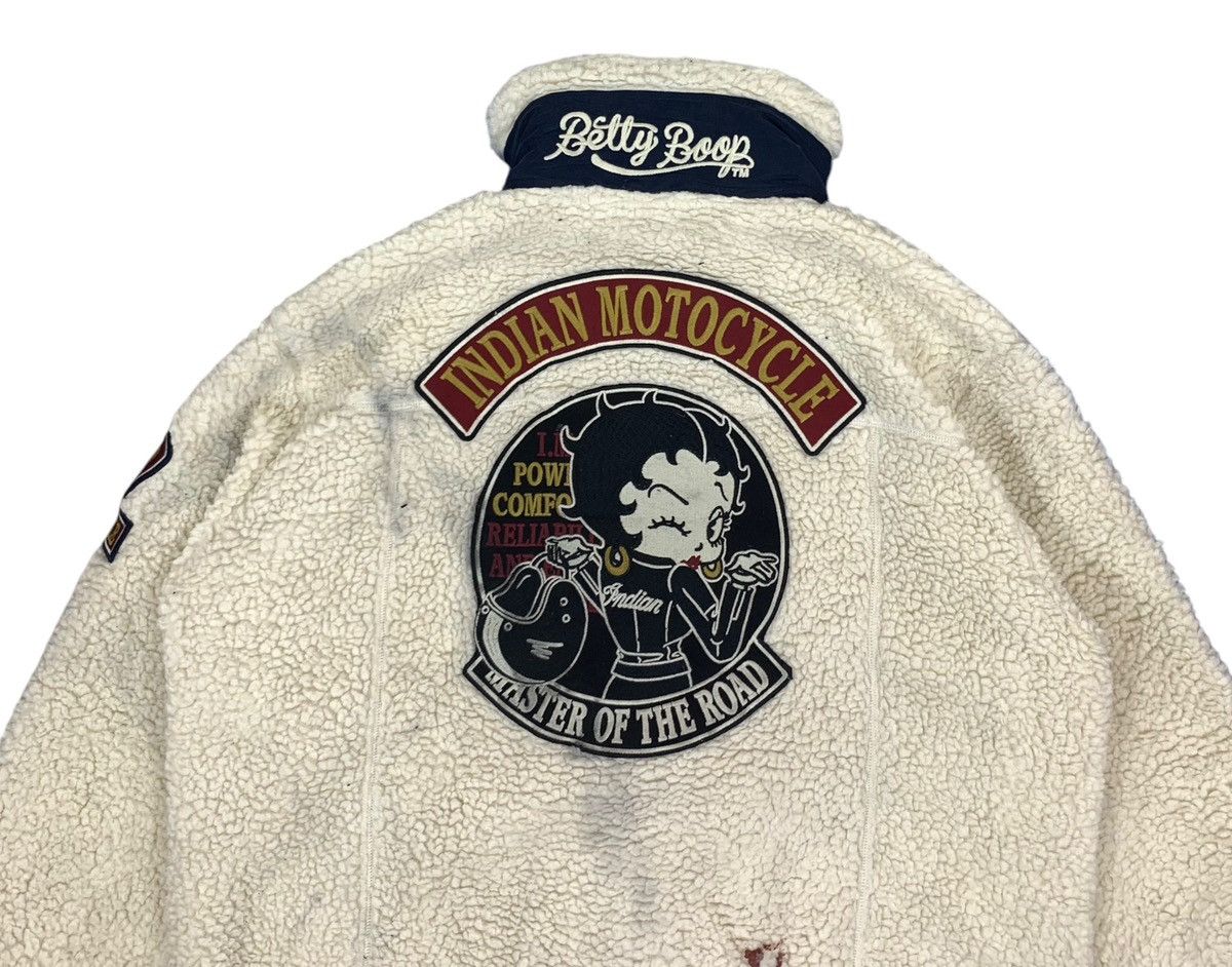 Cartoon Network × Indian Motorcycle VINTAGE BETTY BOOP INDIAN MOTORCYCLE FLEECE JACKET Size US L / EU 52-54 / 3 - 9 Thumbnail