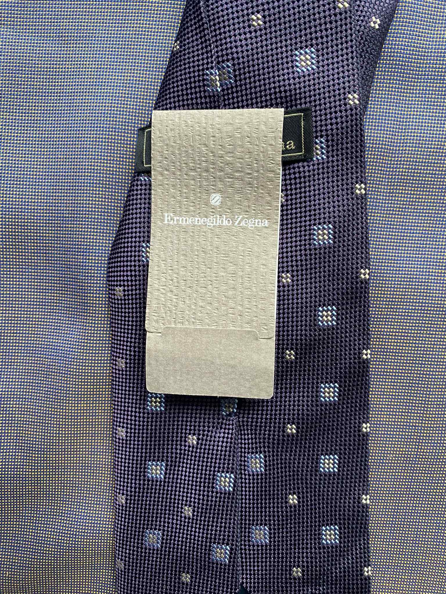 Ermenegildo Zegna Ermenegildo Zegna Button Up Shirt Chameleon Color With Tie Size US XL / EU 56 / 4 - 5 Thumbnail